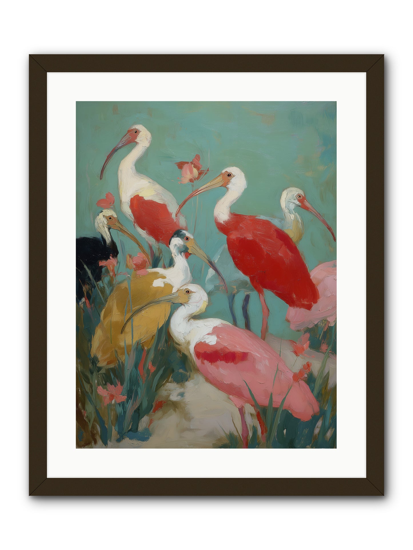 Where Land Meets Sea -- Framed Print - Black 18x24