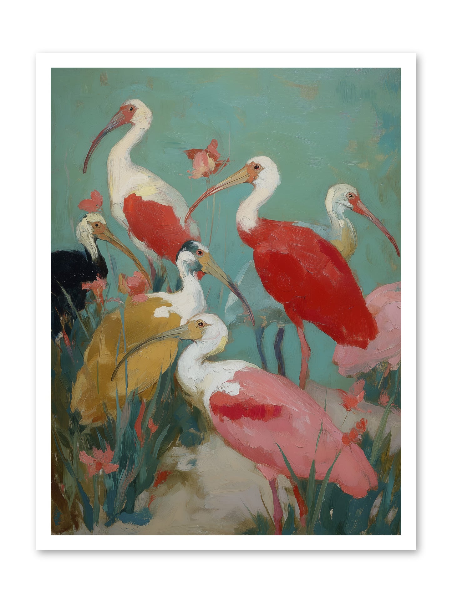 Where Land Meets Sea -- Loose Canvas Print 24x32