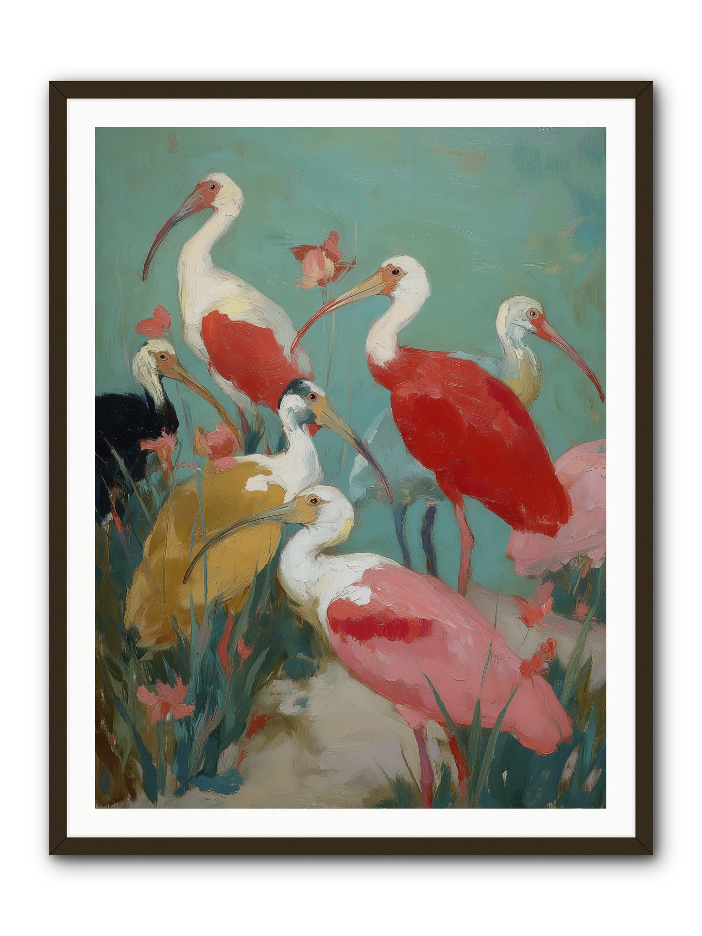 Where Land Meets Sea -- Framed Print - Black 36x48