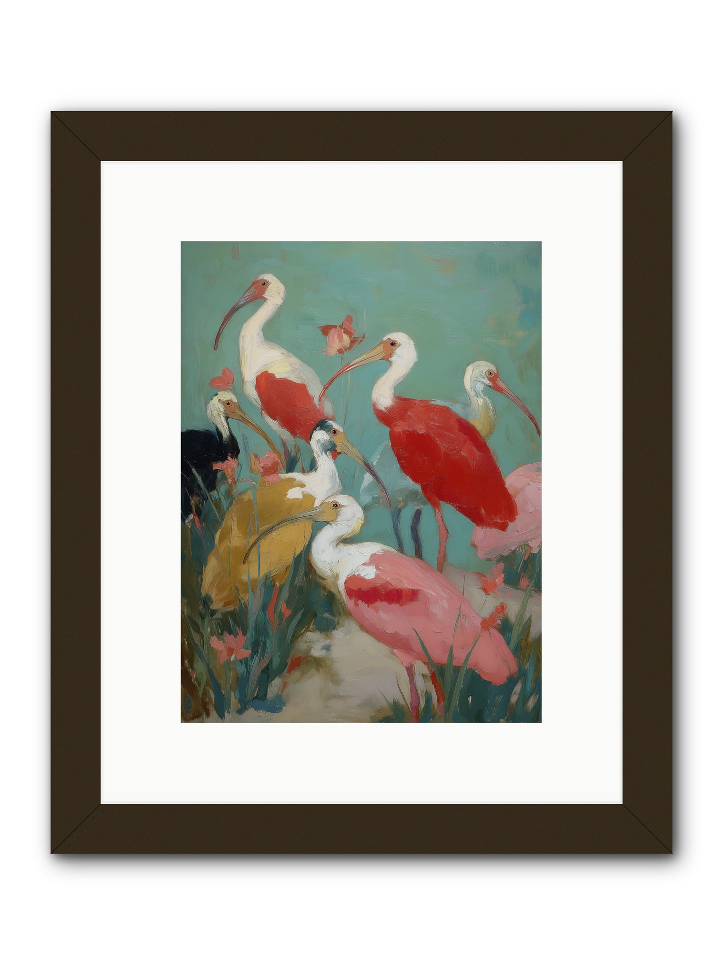 Where Land Meets Sea -- Framed Print - Black 9x12