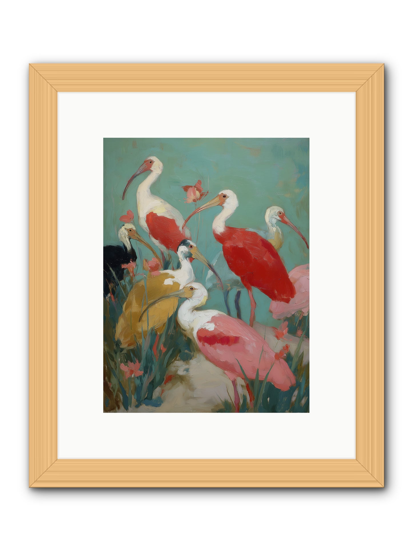 Where Land Meets Sea -- Framed Print - Natural 9x12