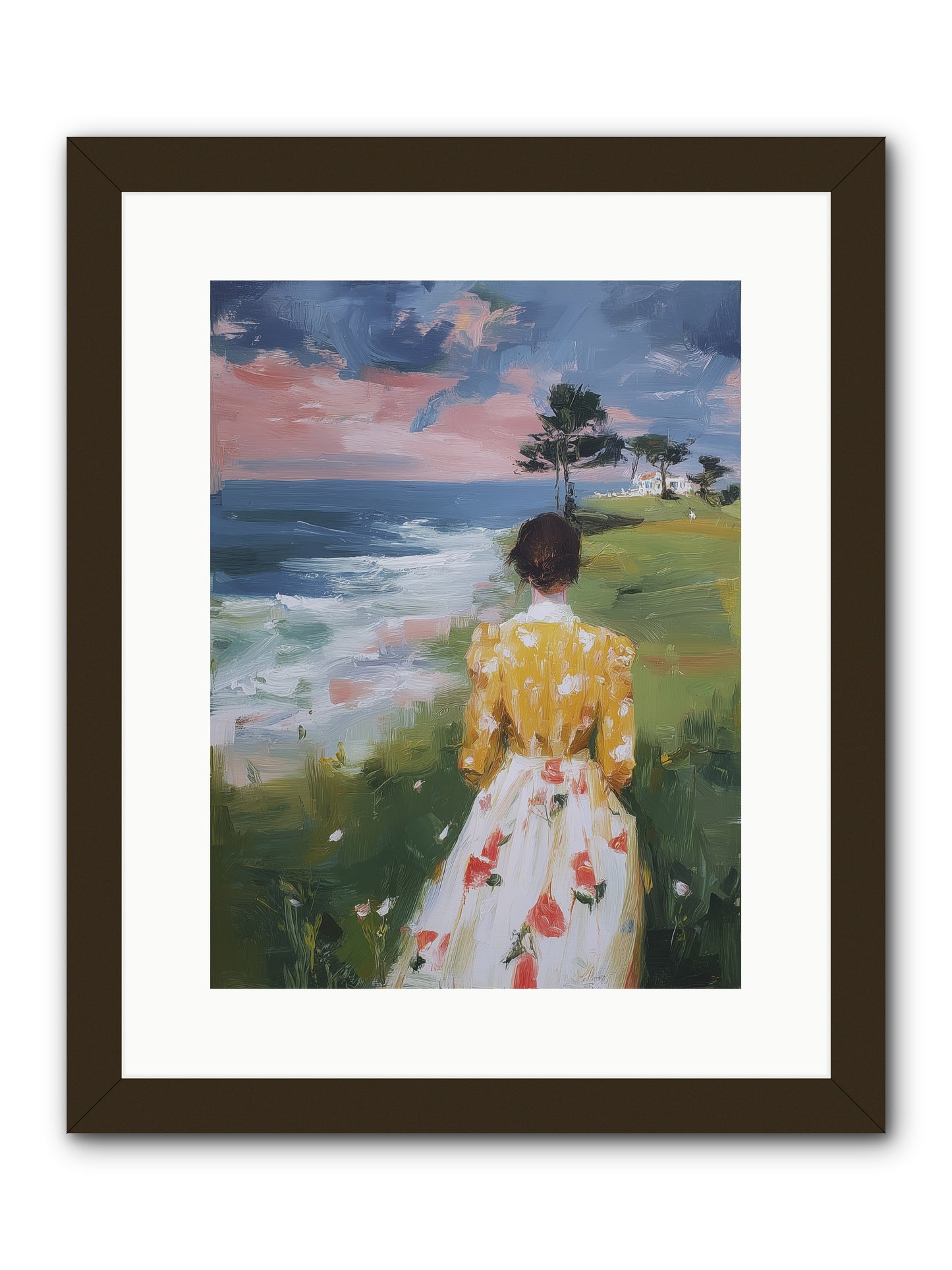 Where Lemons Bloom -- Framed Print - Black 12x16
