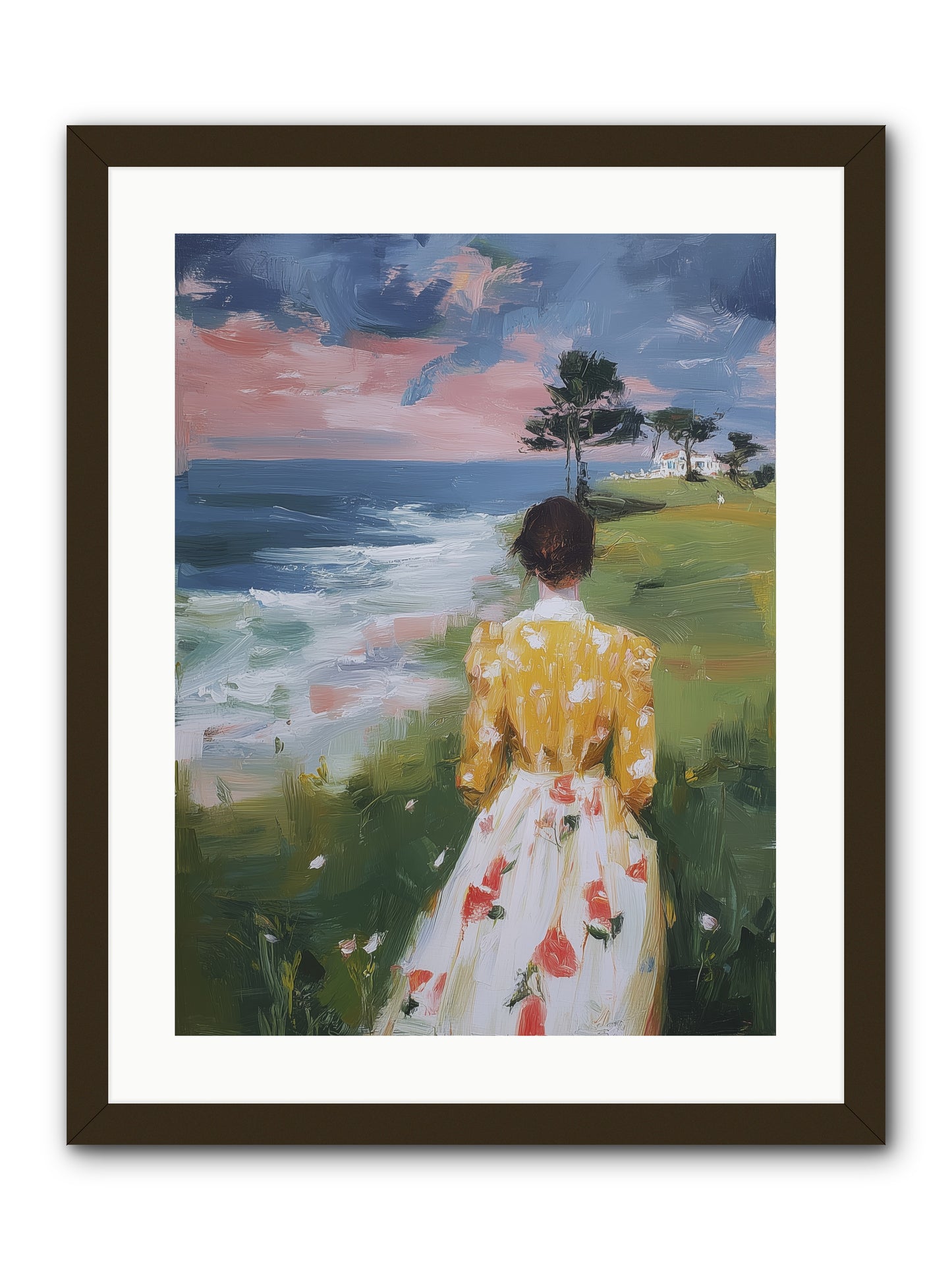 Where Lemons Bloom -- Framed Print - Black 18x24