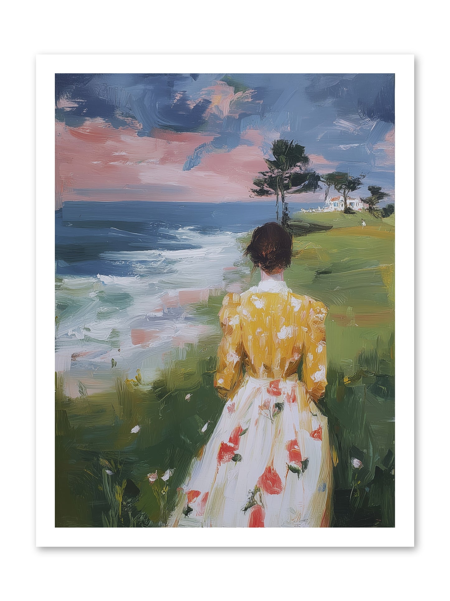 Where Lemons Bloom -- Loose Canvas Print 18x24