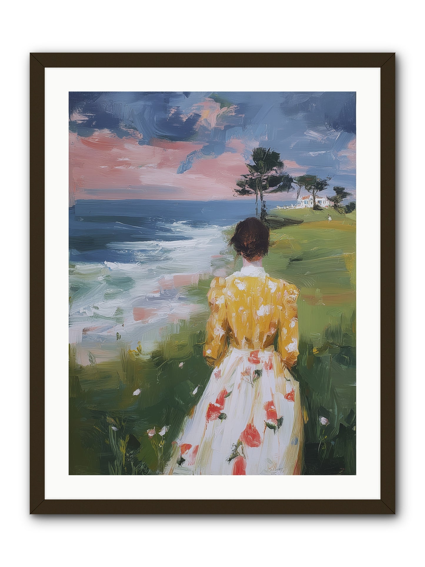 Where Lemons Bloom -- Framed Print - Black 24x32