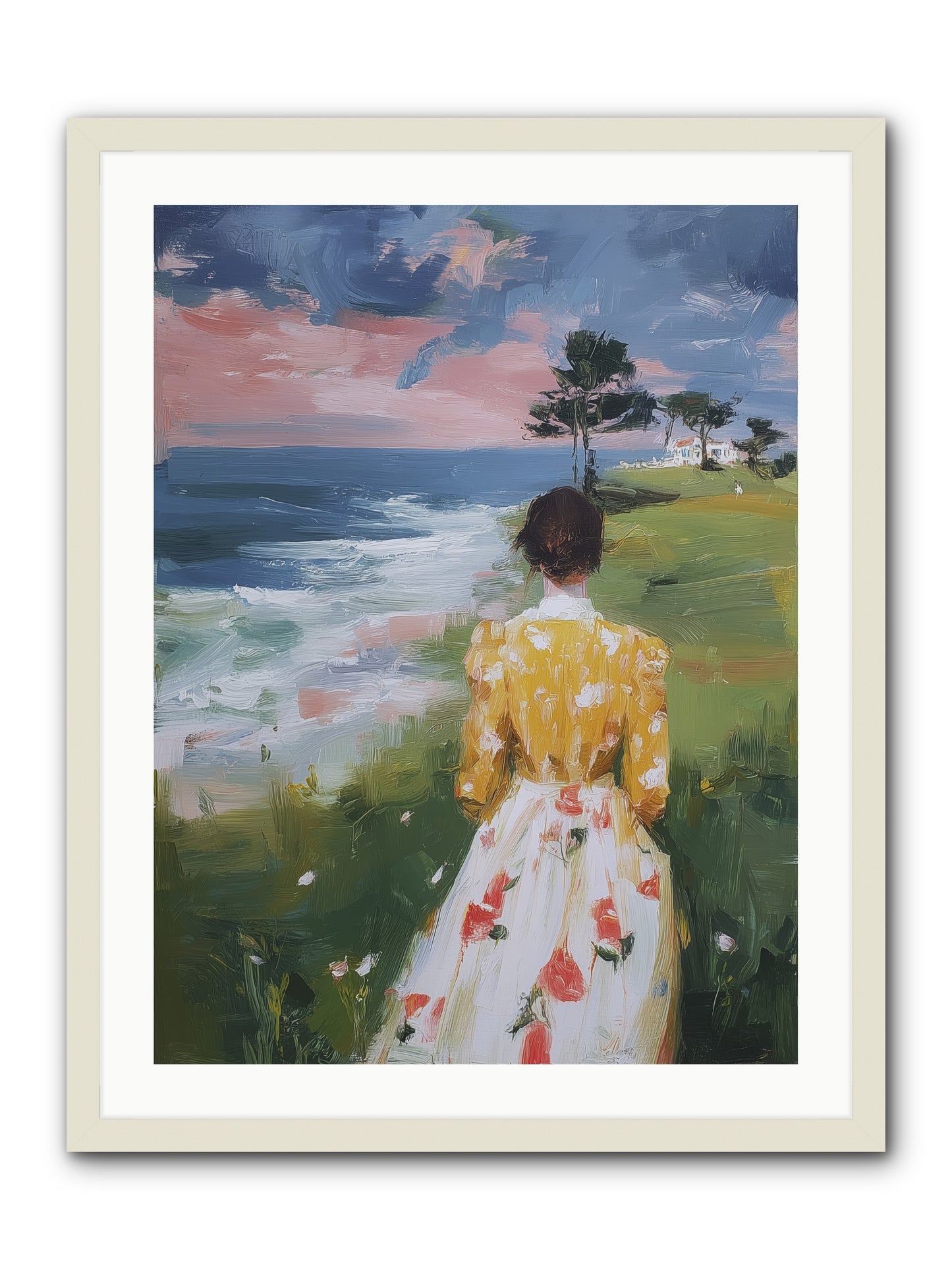 Where Lemons Bloom -- Framed Print - White 24x32