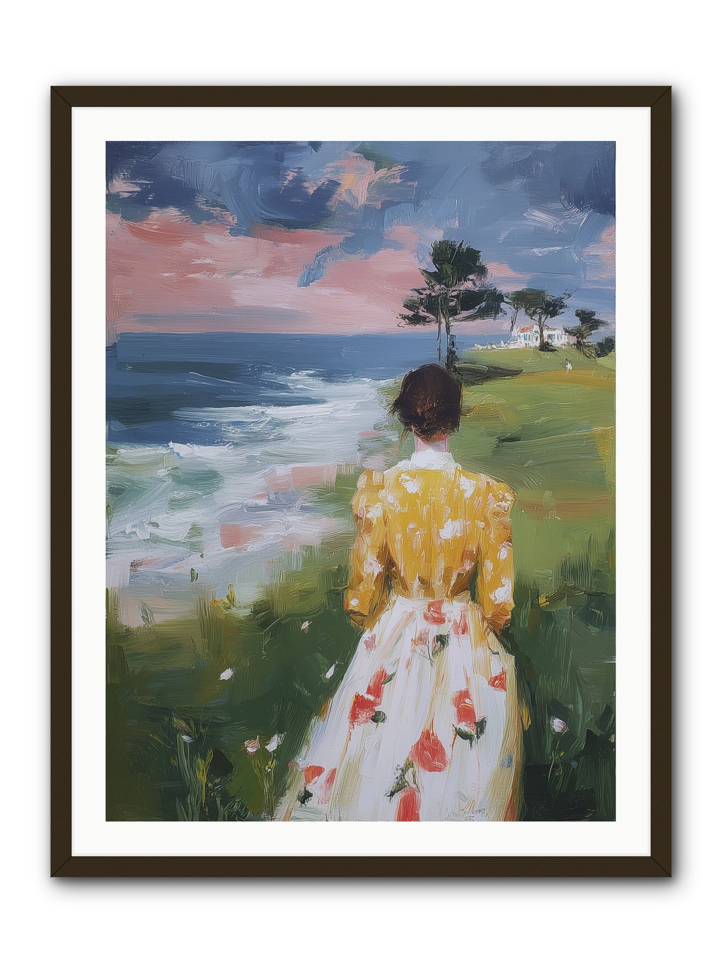 Where Lemons Bloom -- Framed Print - Black 30x40
