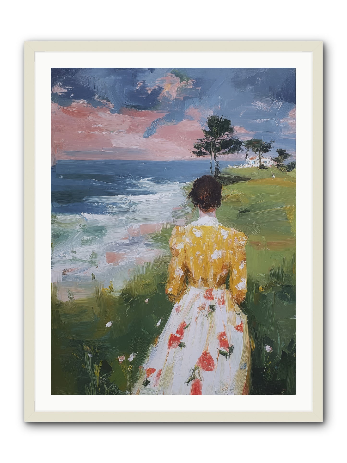 Where Lemons Bloom -- Framed Print - White 30x40