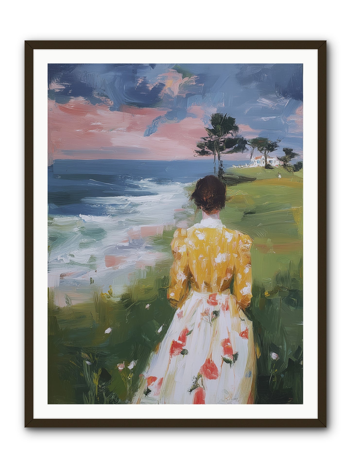 Where Lemons Bloom -- Framed Print - Black 36x48