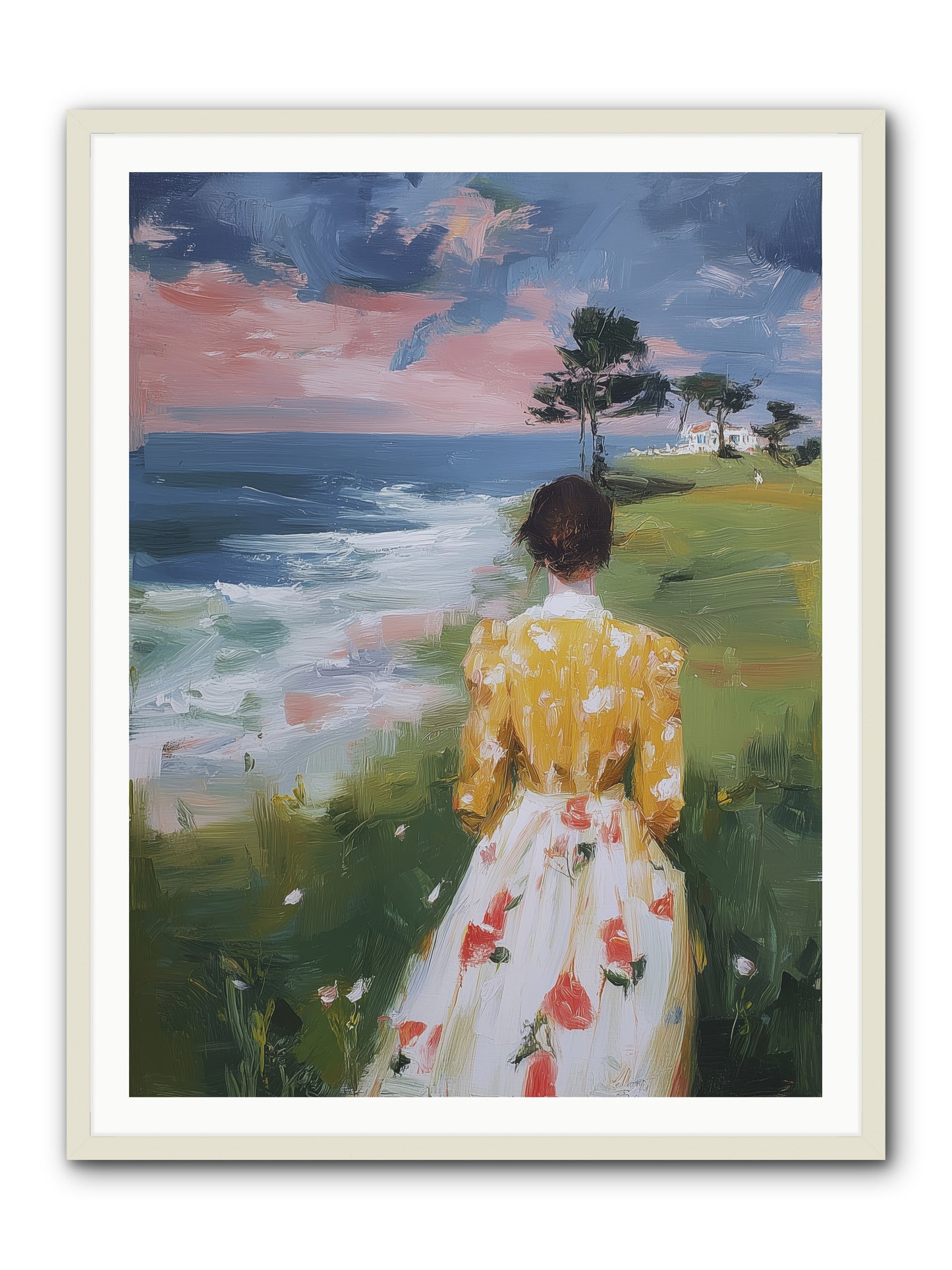 Where Lemons Bloom -- Framed Print - White 36x48