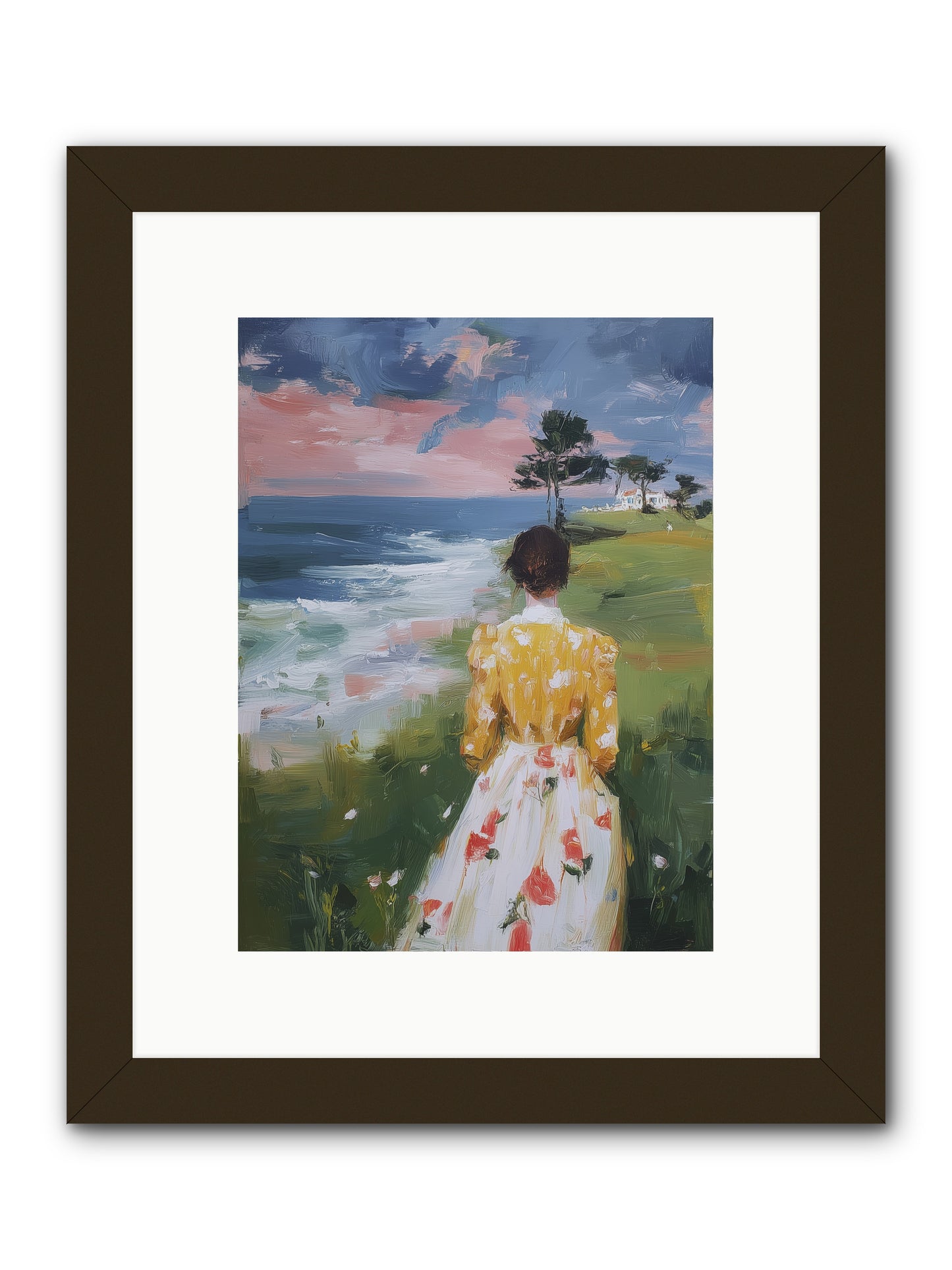 Where Lemons Bloom -- Framed Print - Black 9x12