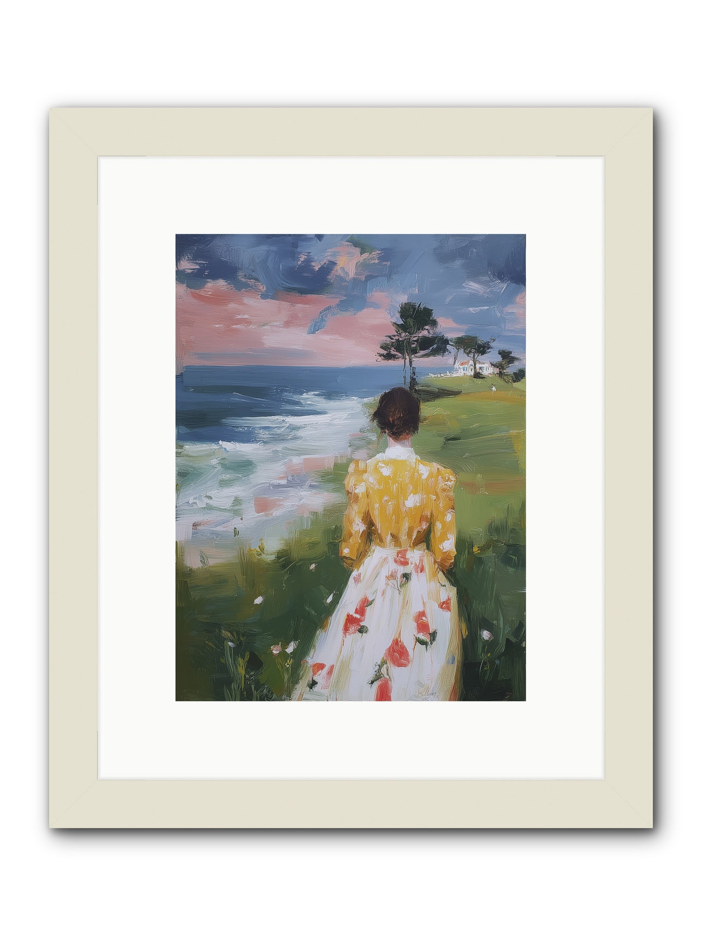 Where Lemons Bloom -- Framed Print - White 9x12