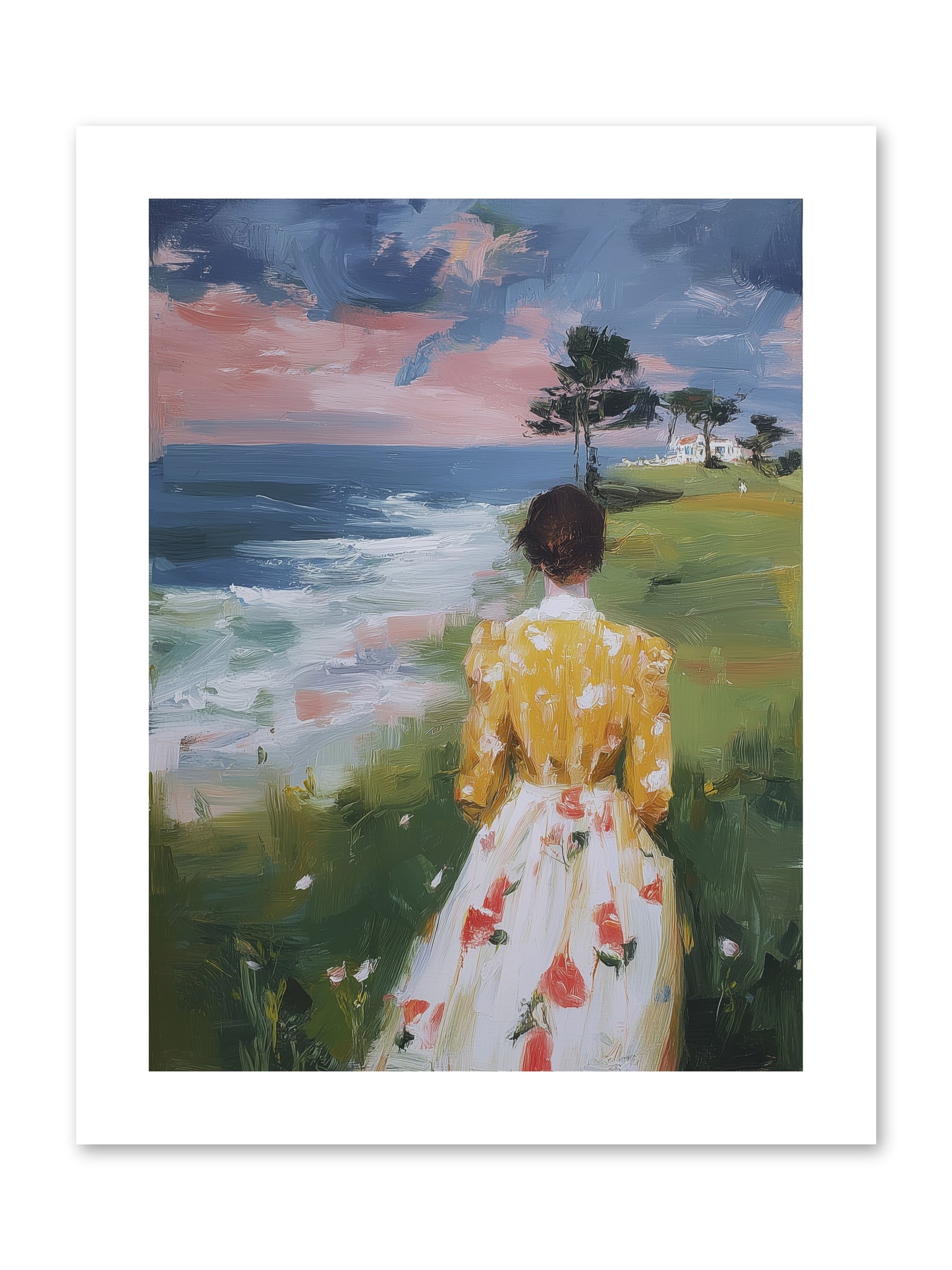 Where Lemons Bloom -- Loose Canvas Print 9x12