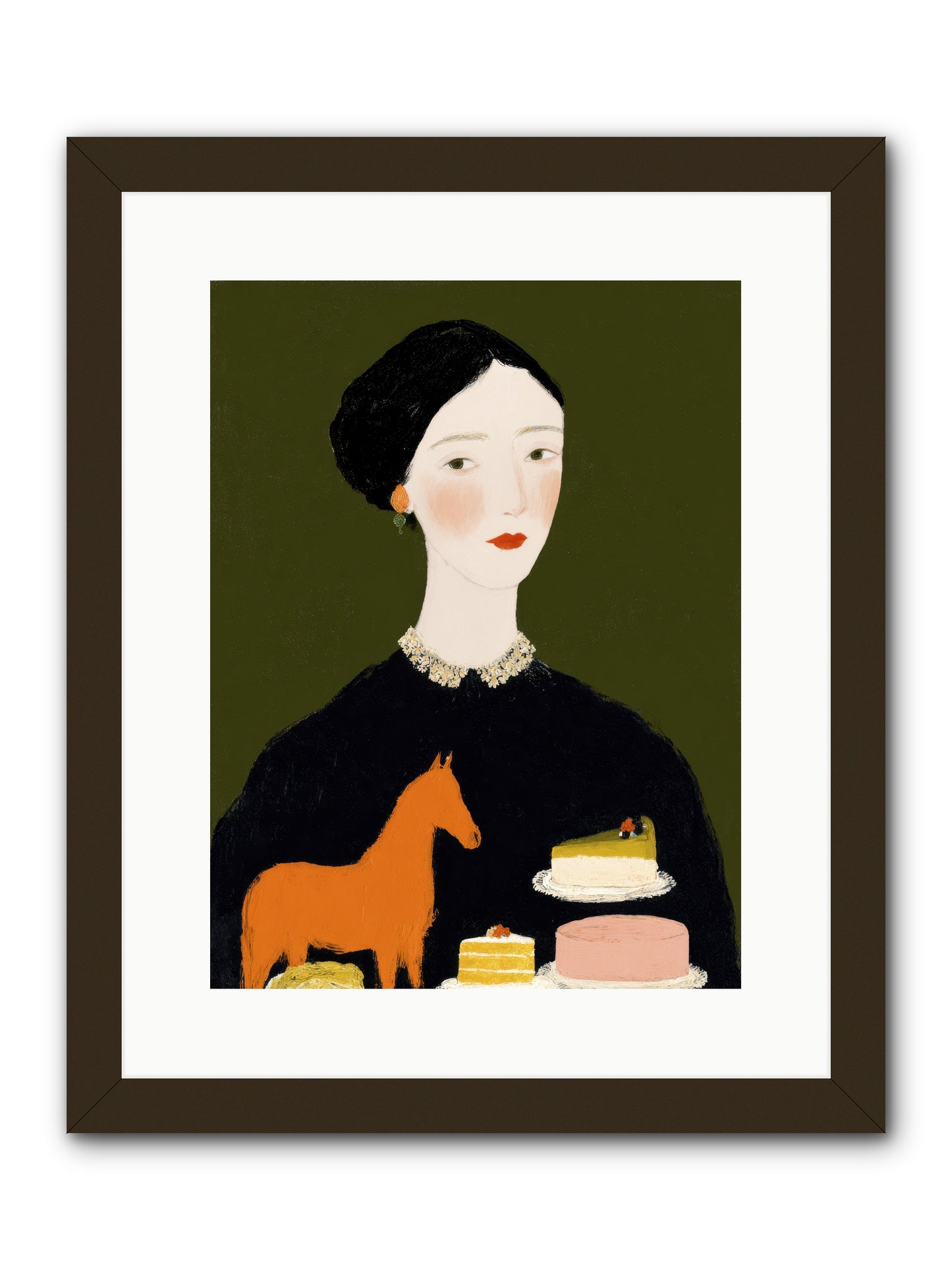 Where Light Descends -- Framed Print - Black 12x16