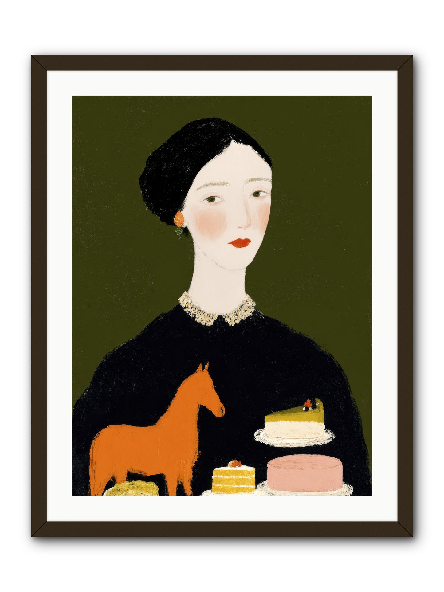 Where Light Descends -- Framed Print - Black 24x32