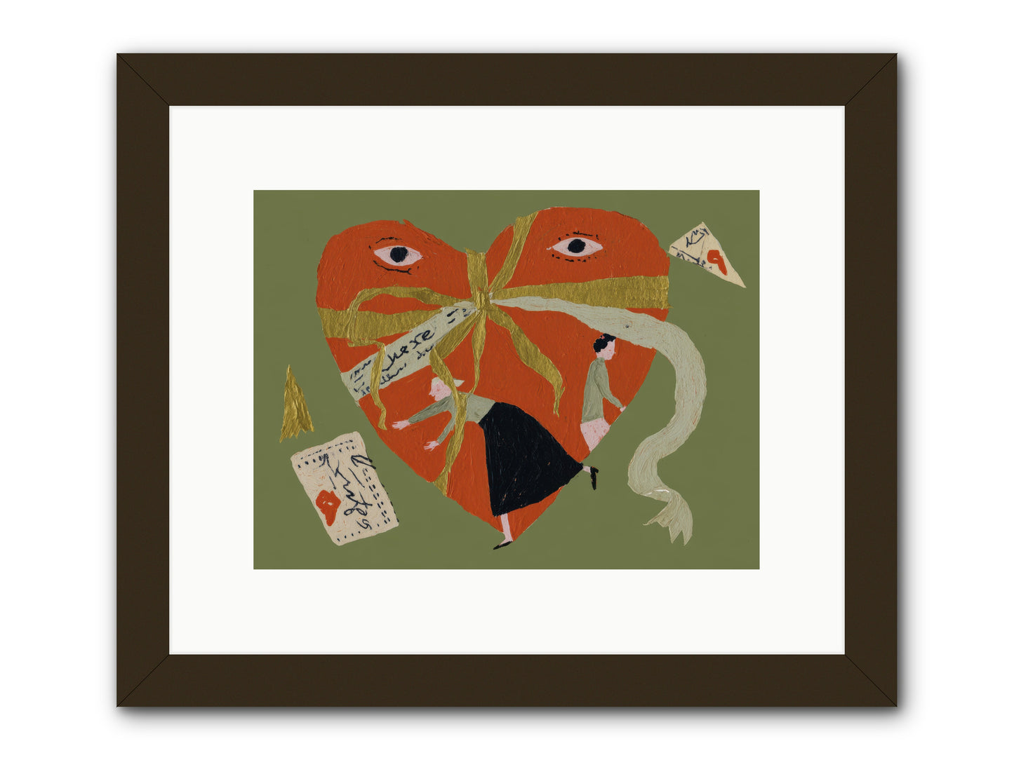 Where Love Takes Many Forms -- Framed Print - Black 12x9