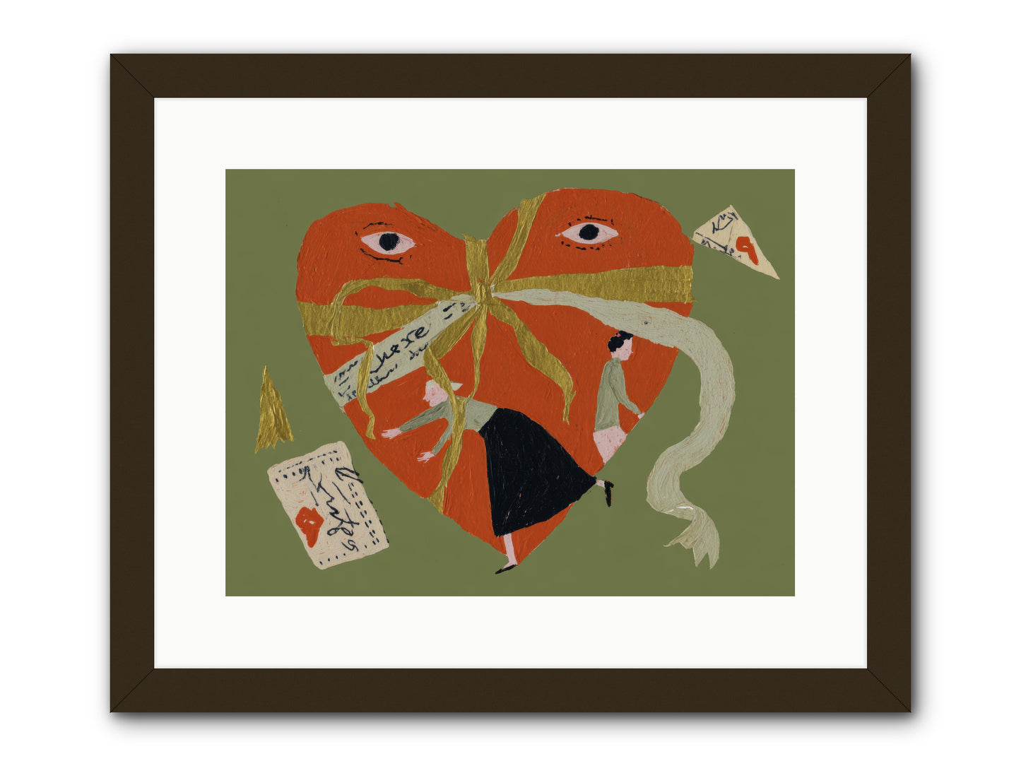 Where Love Takes Many Forms -- Framed Print - Black 16x12