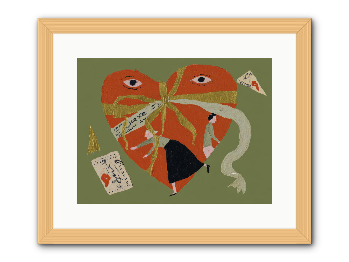 Where Love Takes Many Forms -- Framed Print - Natural 16x12