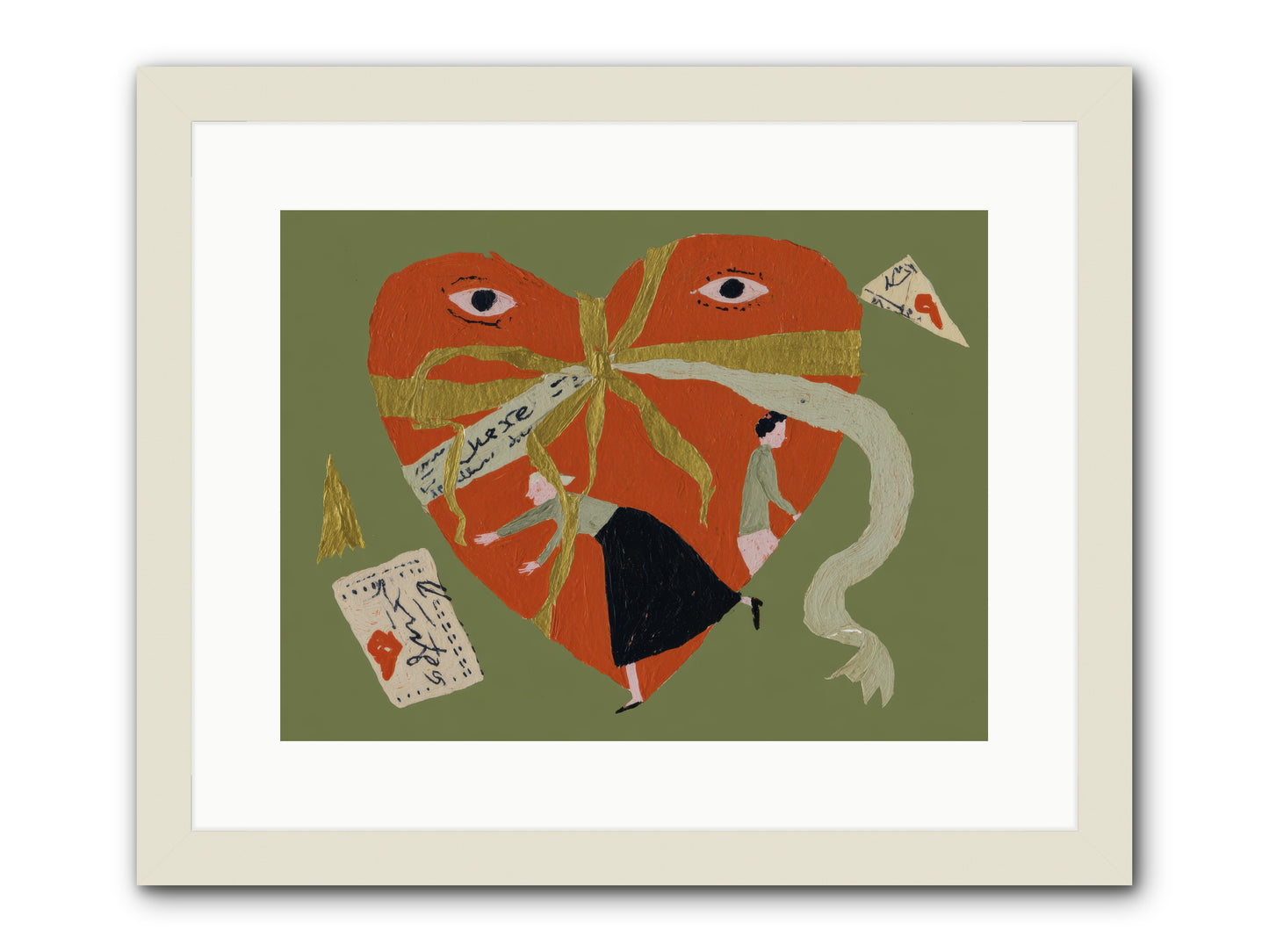 Where Love Takes Many Forms -- Framed Print - White 16x12