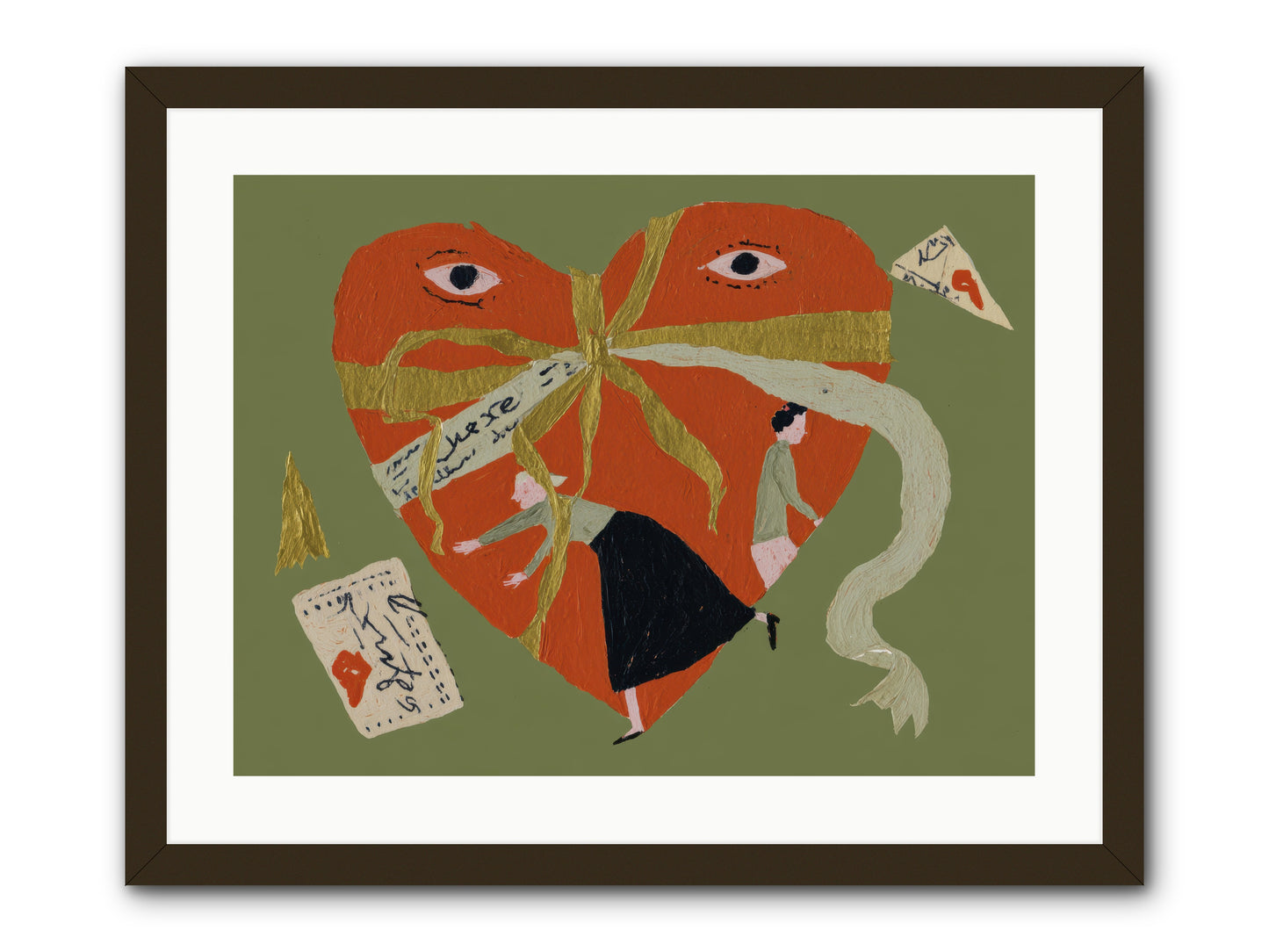 Where Love Takes Many Forms -- Framed Print - Black 24x18