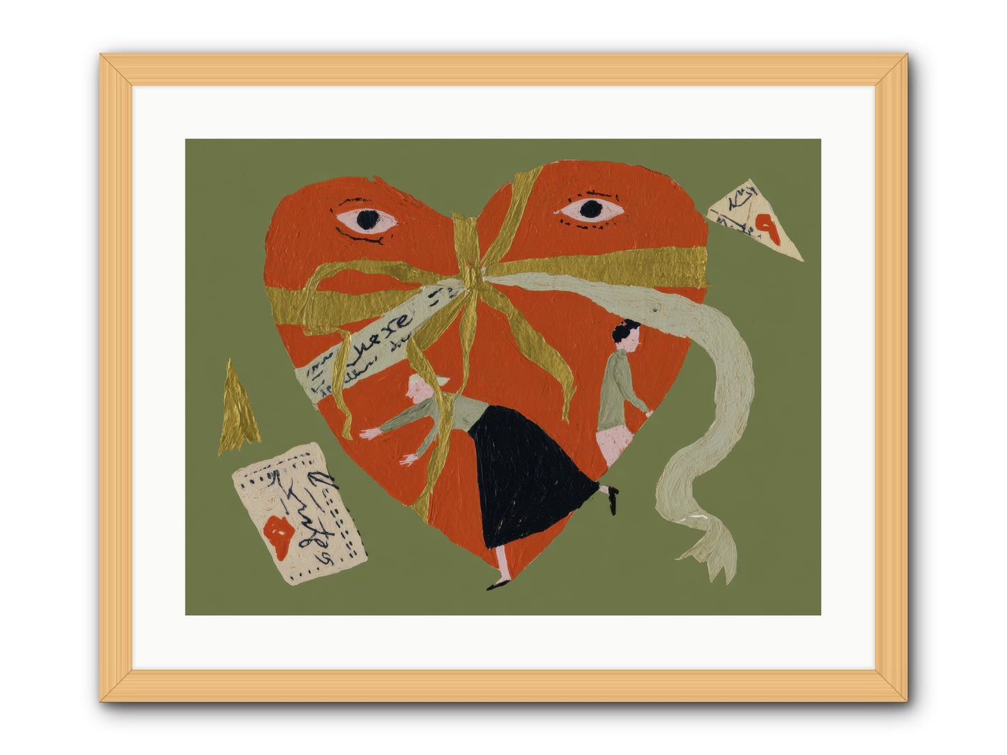 Where Love Takes Many Forms -- Framed Print - Natural 24x18
