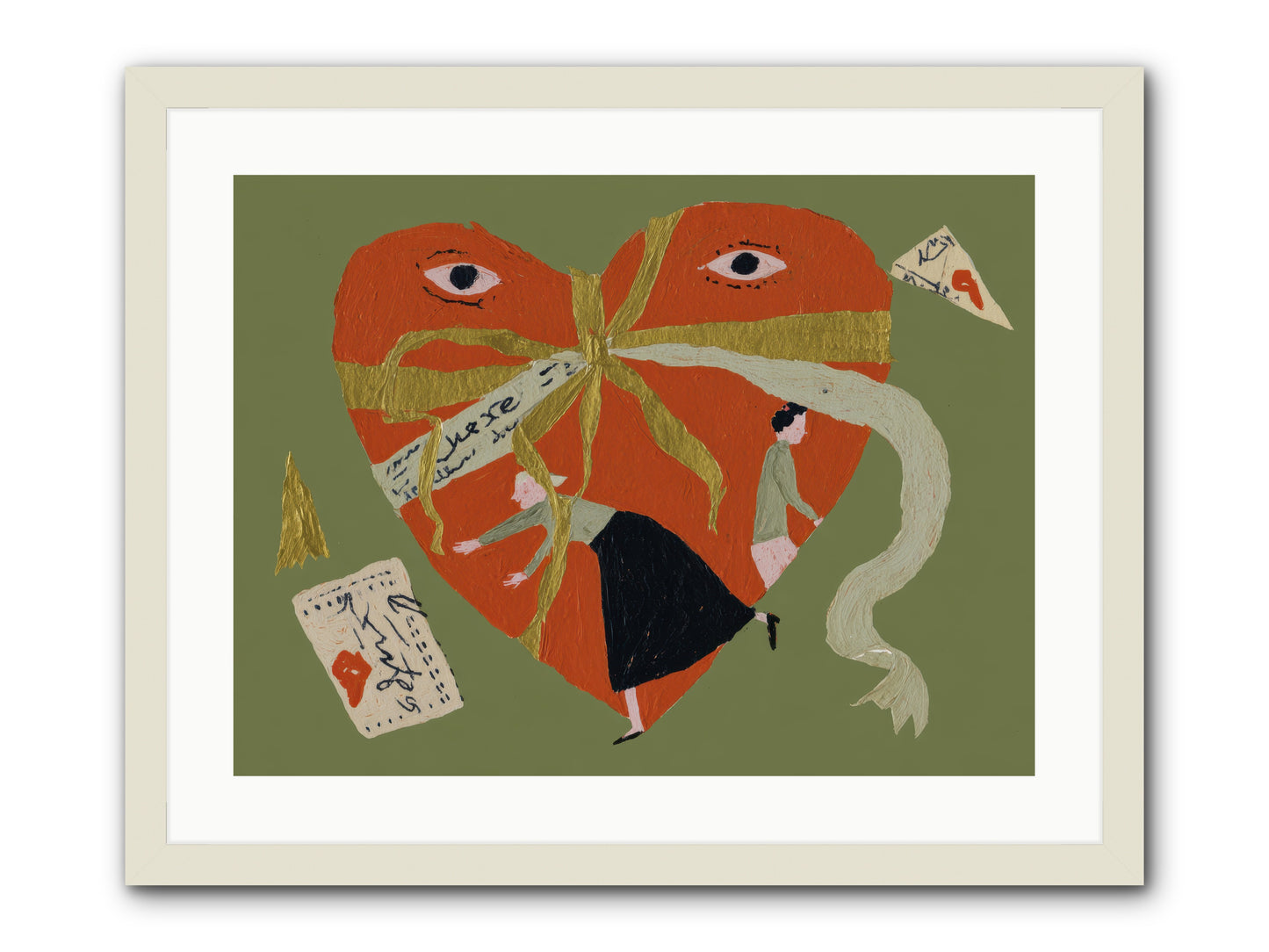 Where Love Takes Many Forms -- Framed Print - White 24x18