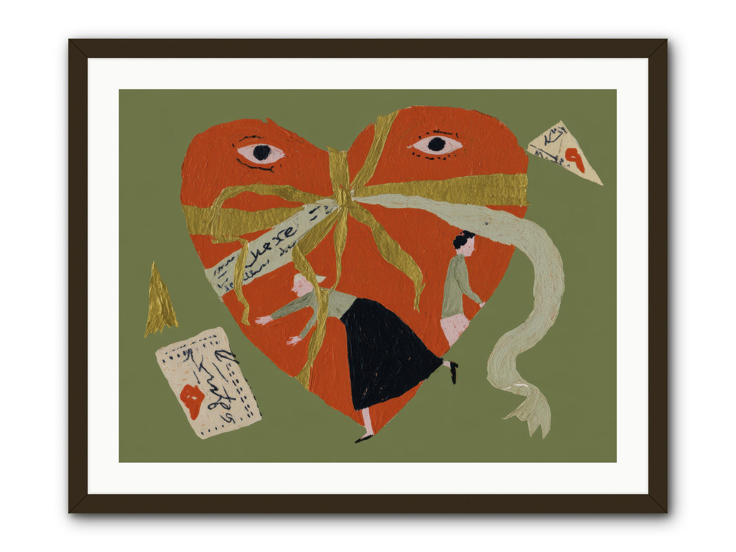 Where Love Takes Many Forms -- Framed Print - Black 32x24