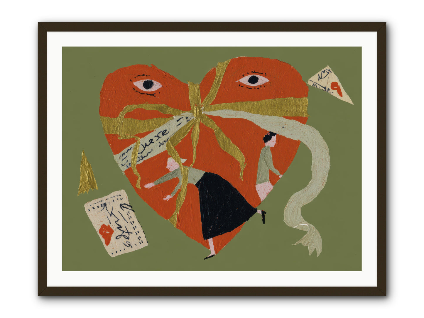 Where Love Takes Many Forms -- Framed Print - Black 40x30