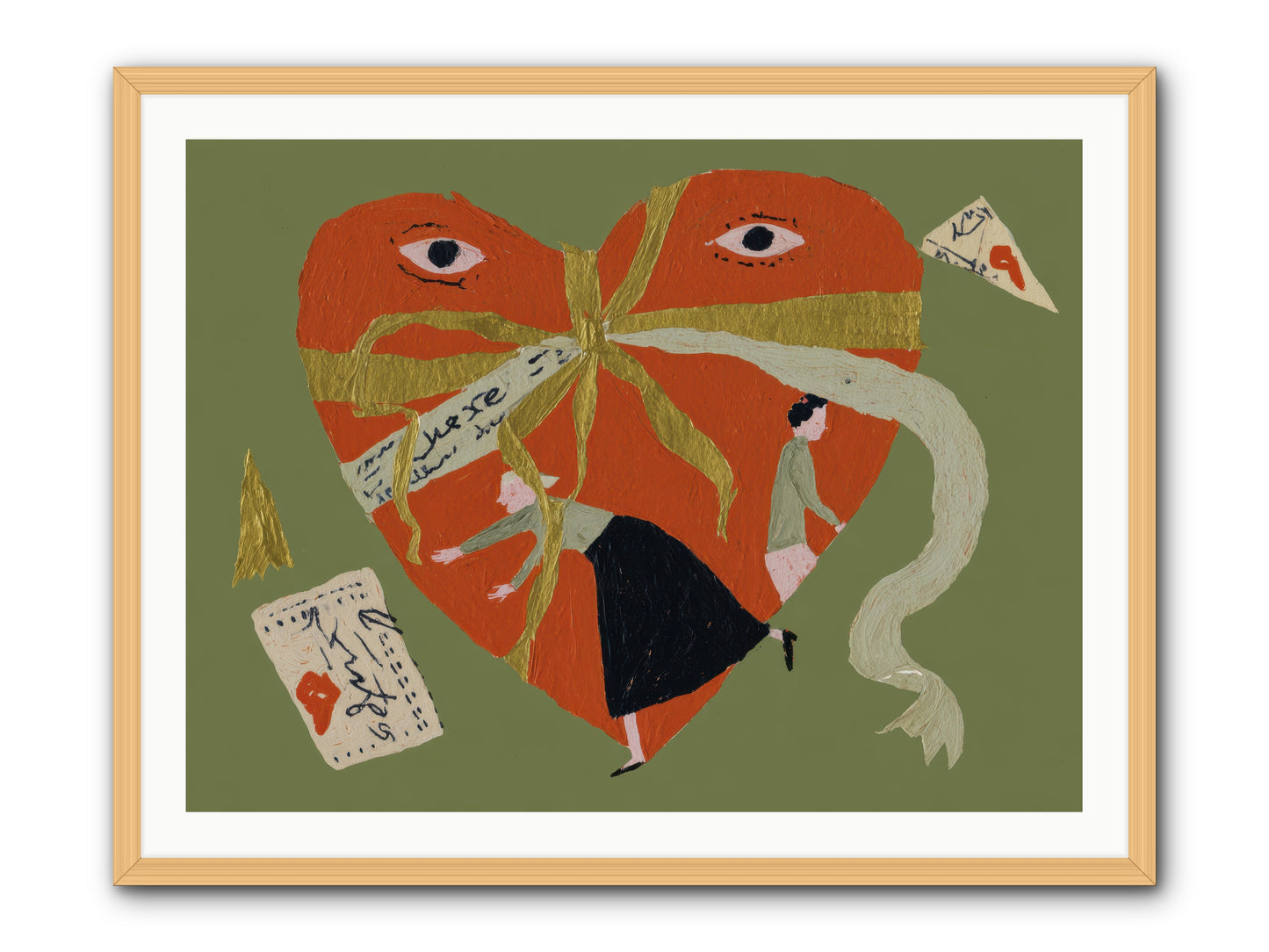 Where Love Takes Many Forms -- Framed Print - Natural 40x30