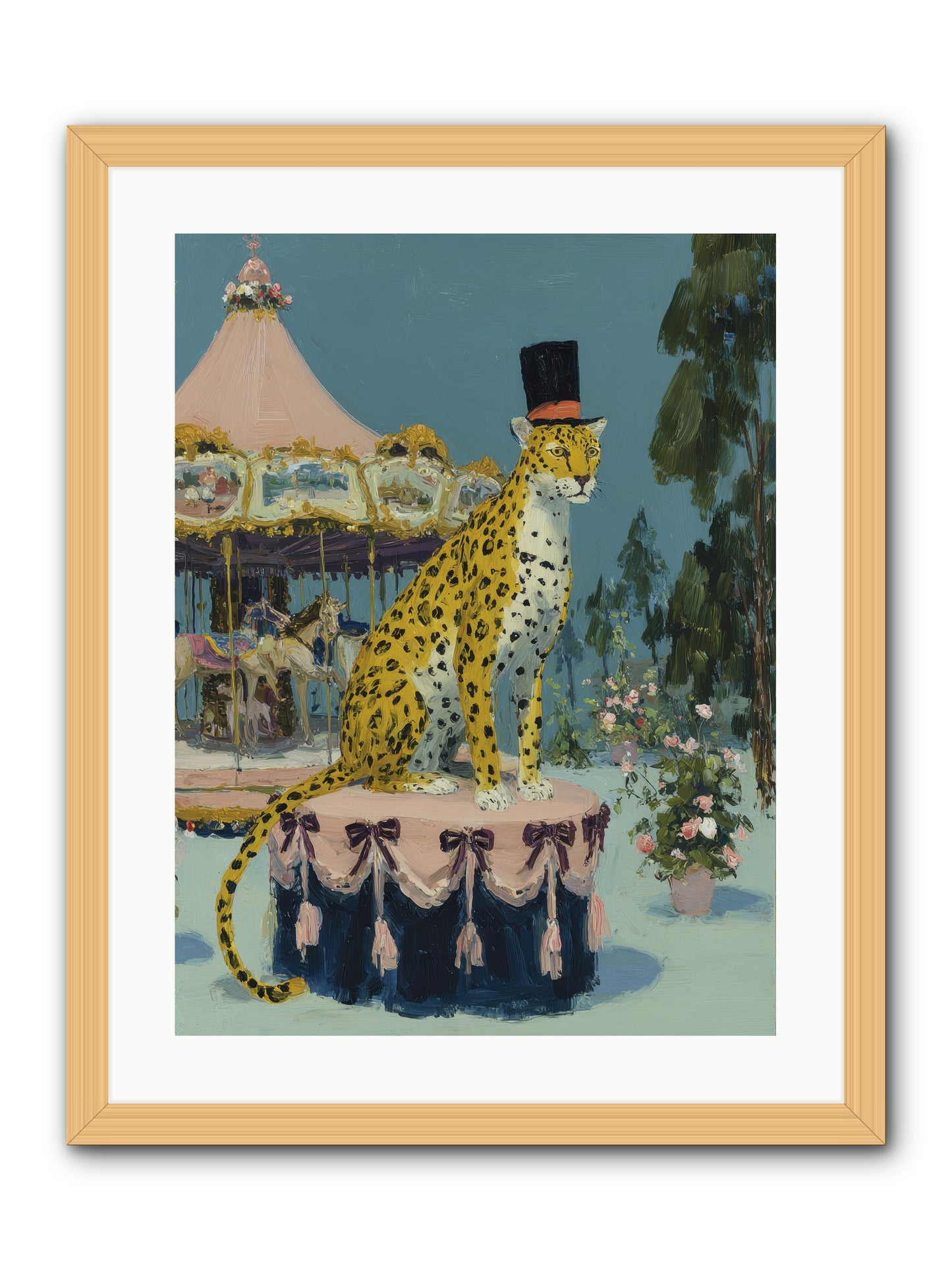 Where Magic Lingers -- Framed Print - Natural 18x24