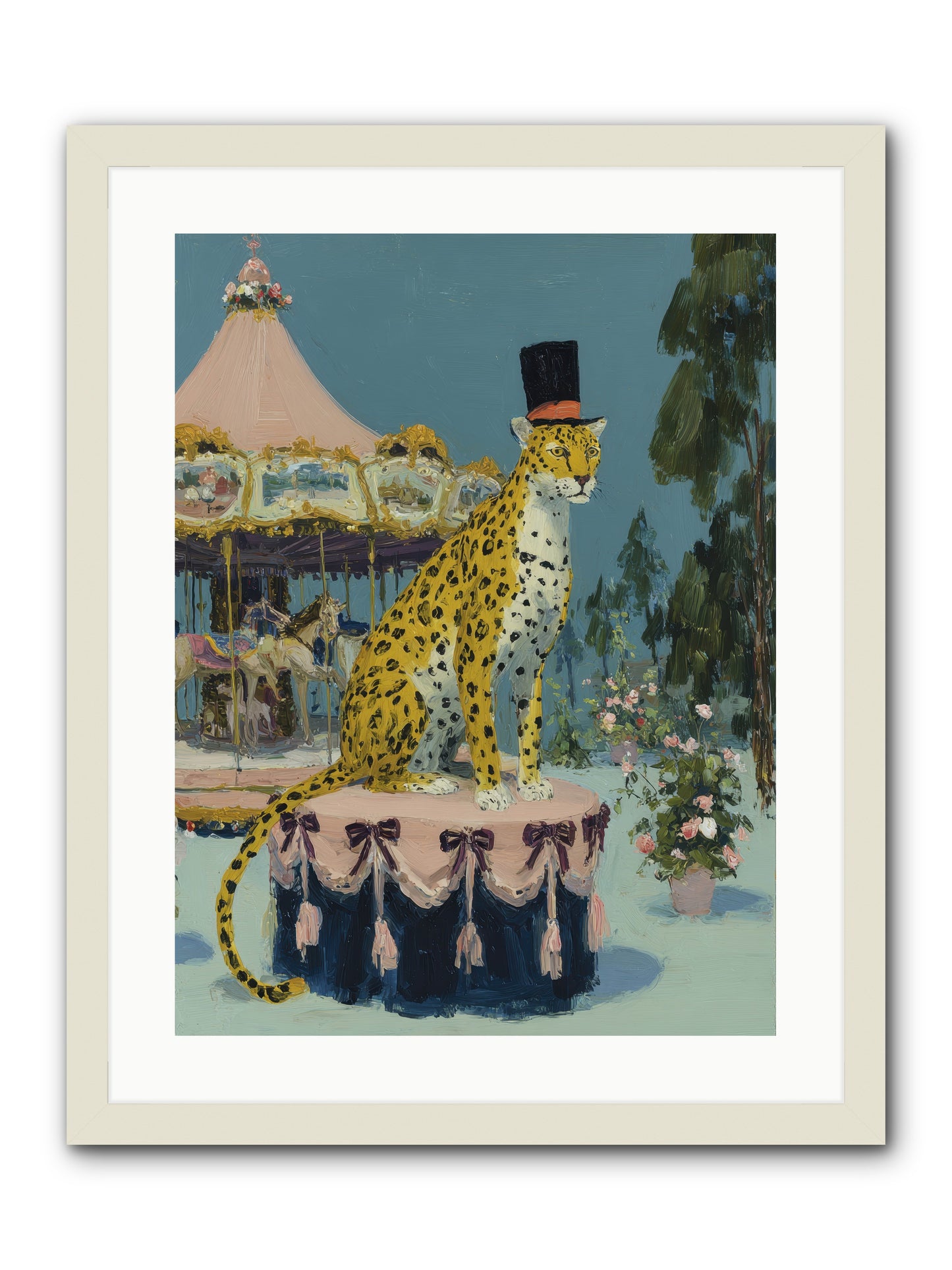 Where Magic Lingers -- Framed Print - White 18x24