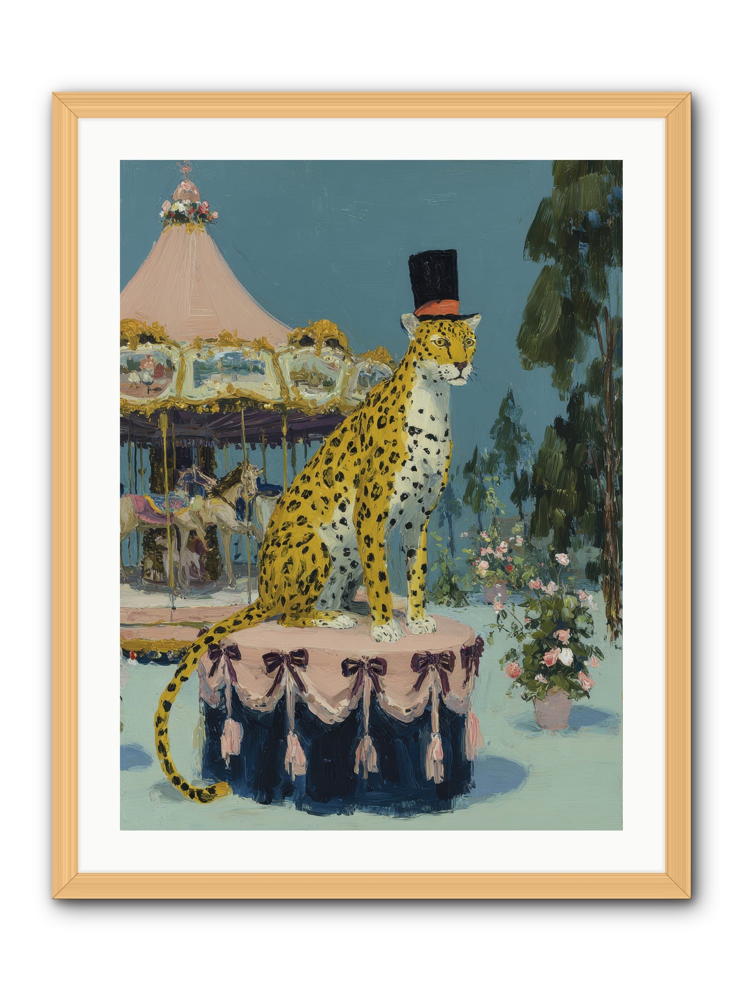 Where Magic Lingers -- Framed Print - Natural 24x32