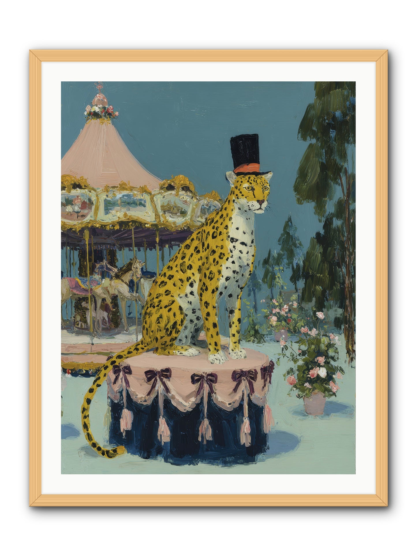 Where Magic Lingers -- Framed Print - Natural 30x40