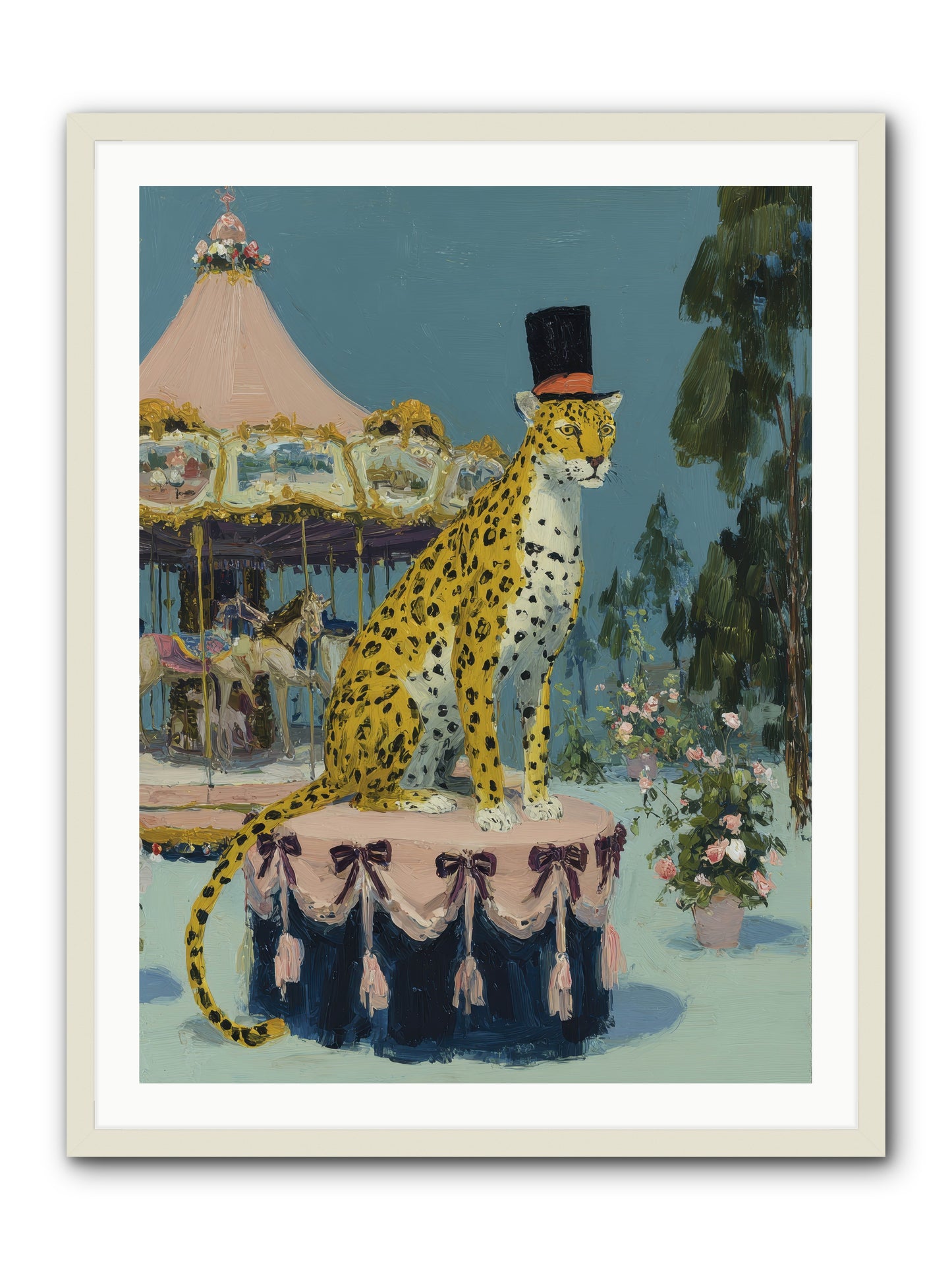 Where Magic Lingers -- Framed Print - White 30x40