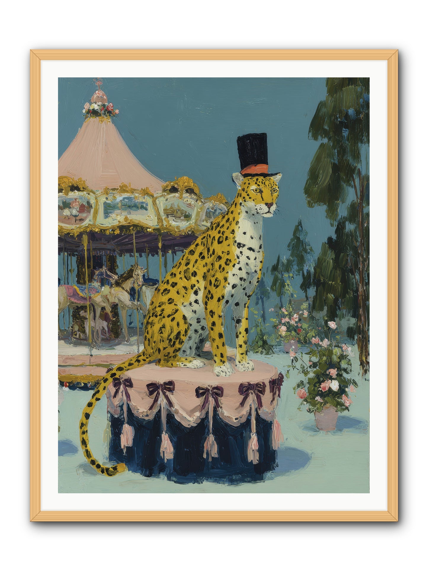Where Magic Lingers -- Framed Print - Natural 36x48