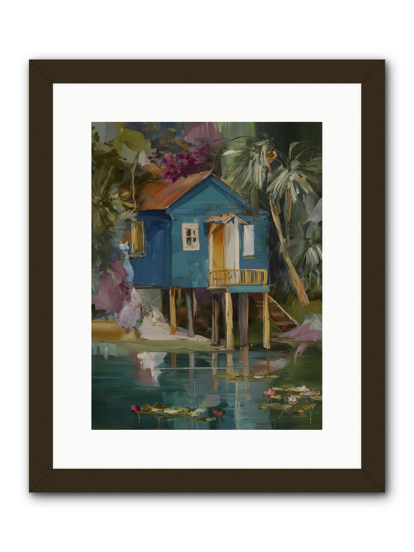 Where Magic Lives -- Framed Print - Black 12x16