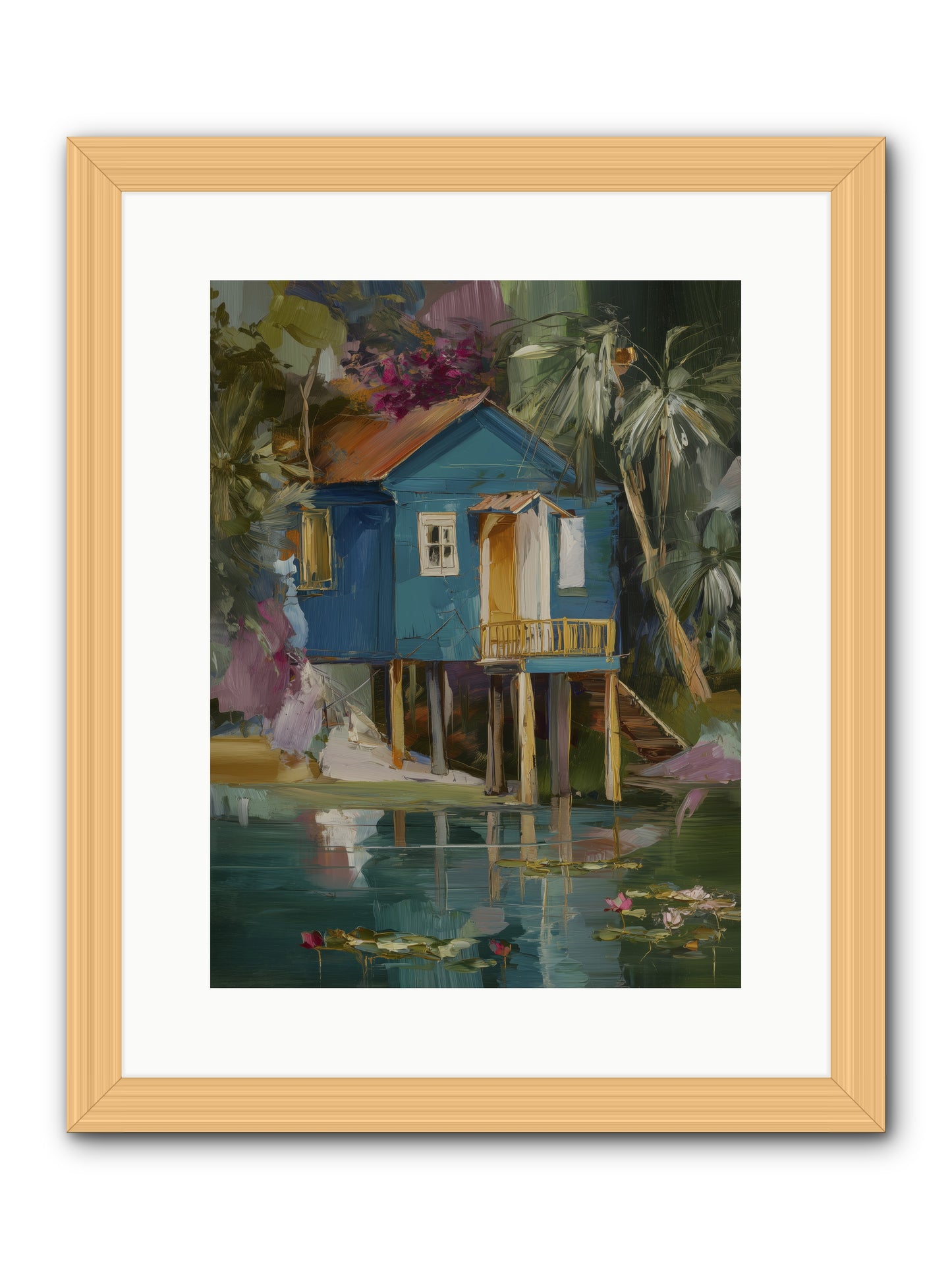 Where Magic Lives -- Framed Print - Natural 12x16