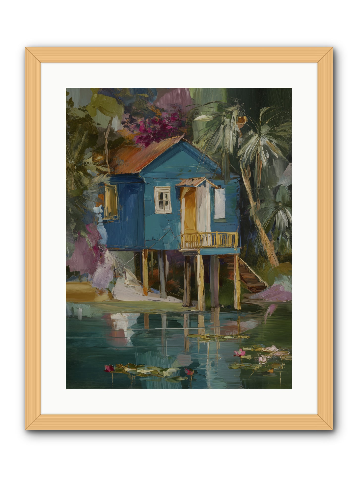 Where Magic Lives -- Framed Print - Natural 18x24