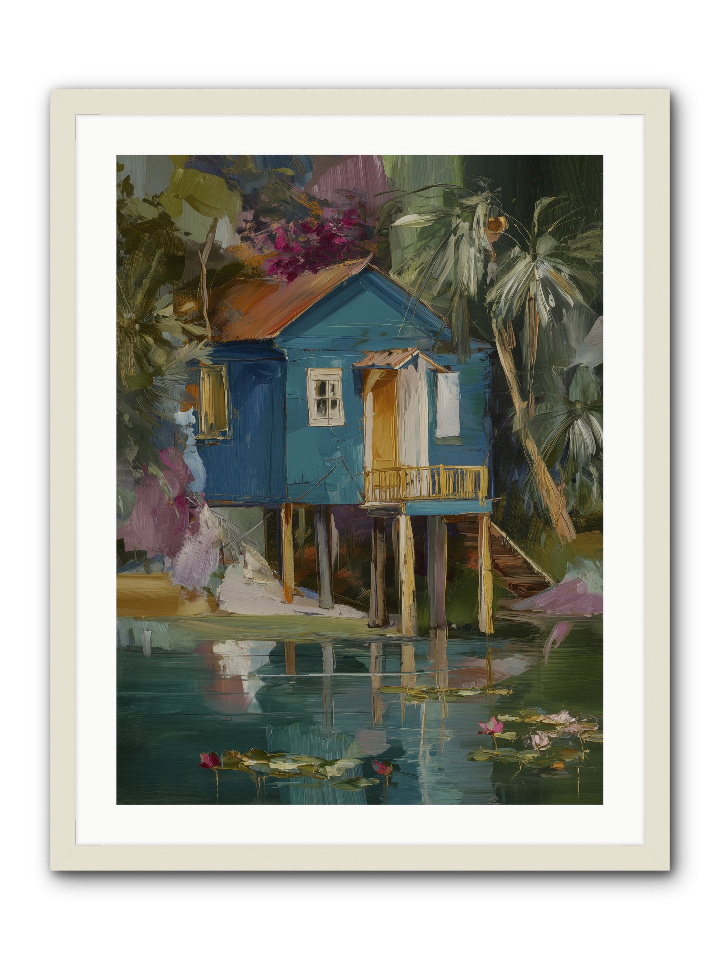 Where Magic Lives -- Framed Print - White 24x32