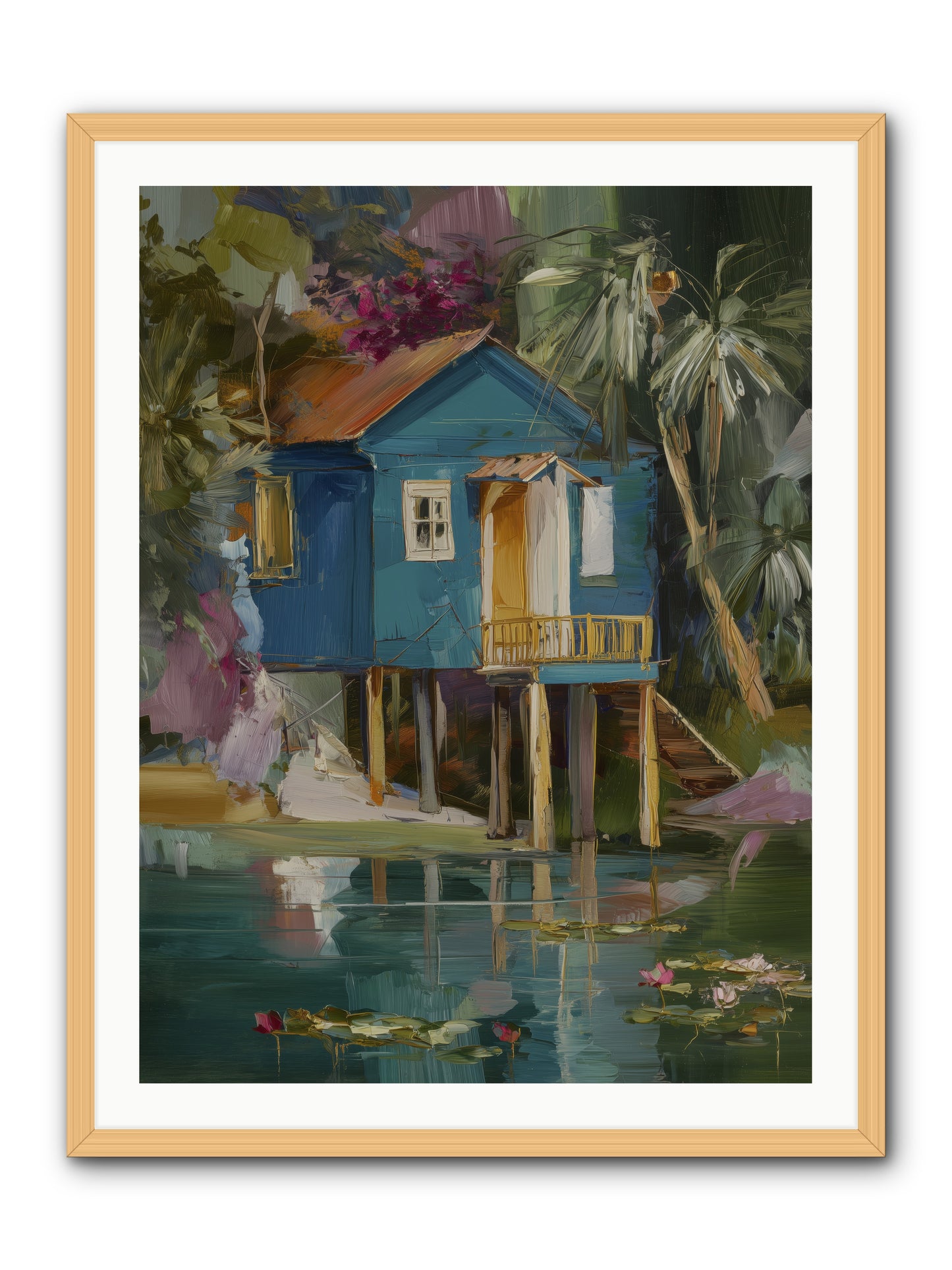 Where Magic Lives -- Framed Print - Natural 30x40