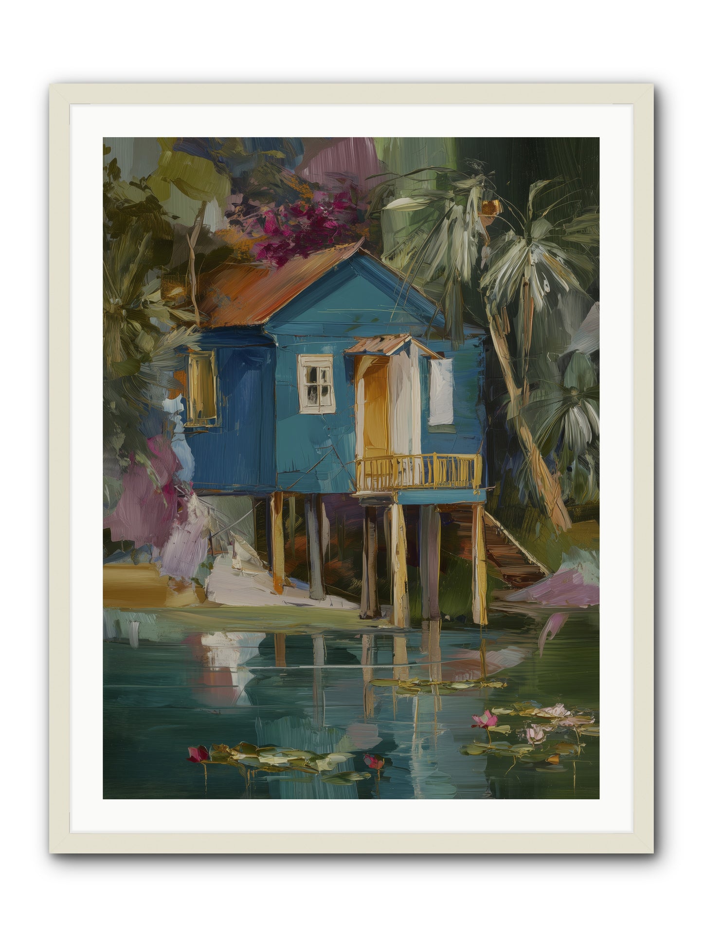 Where Magic Lives -- Framed Print - White 30x40