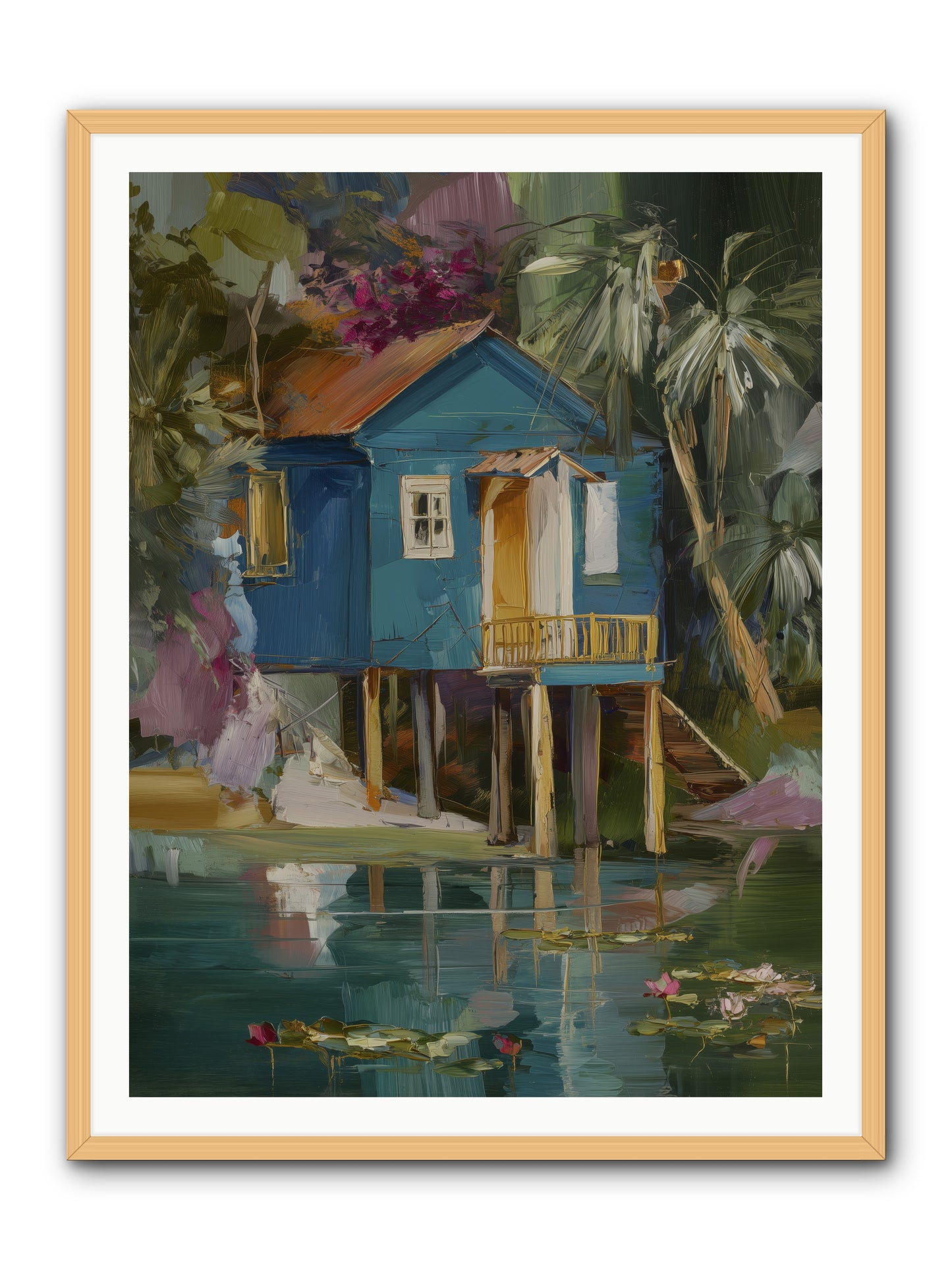 Where Magic Lives -- Framed Print - Natural 36x48