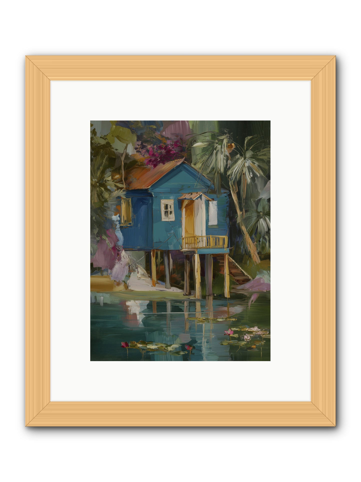Where Magic Lives -- Framed Print - Natural 9x12