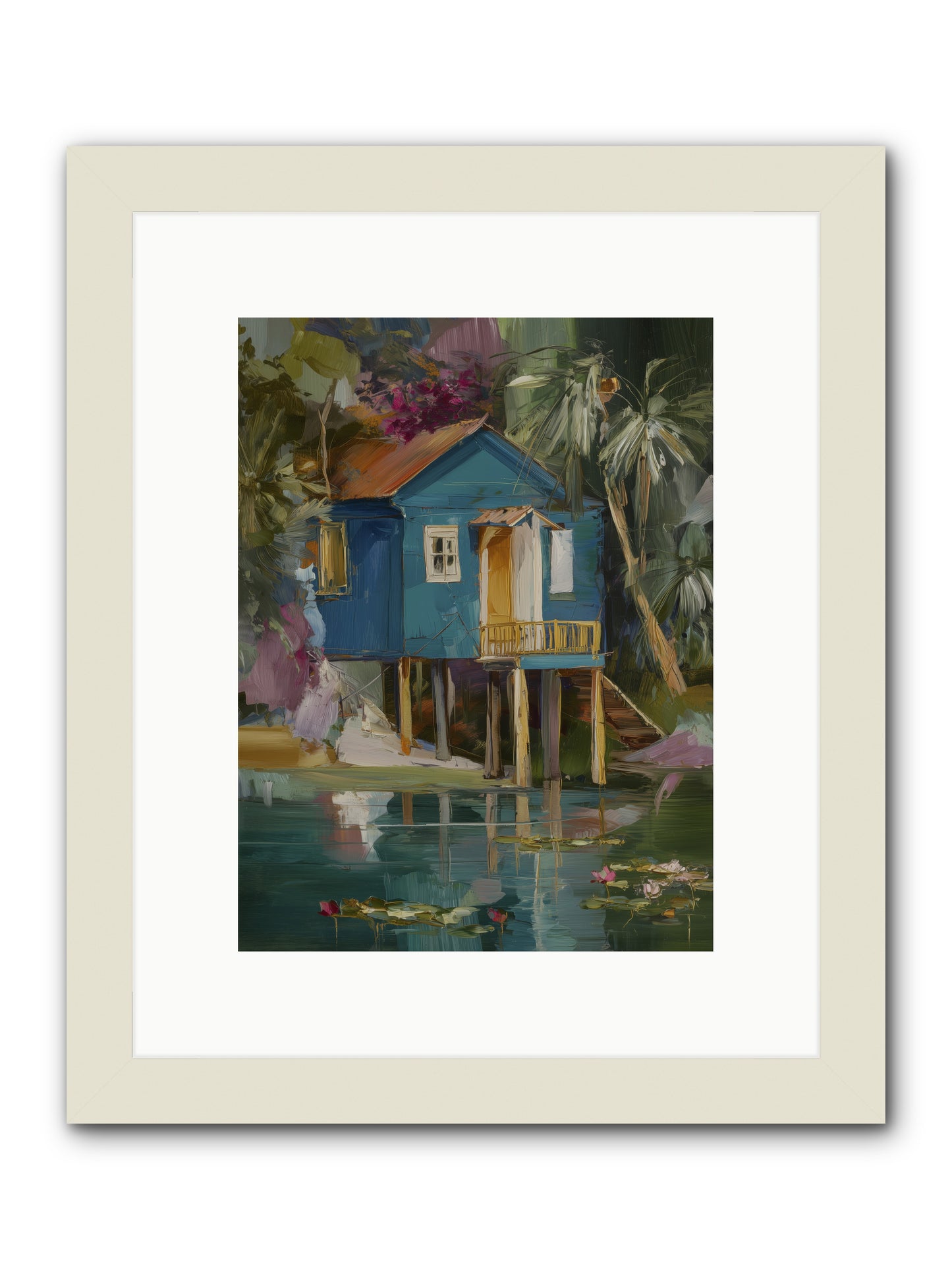 Where Magic Lives -- Framed Print - White 9x12