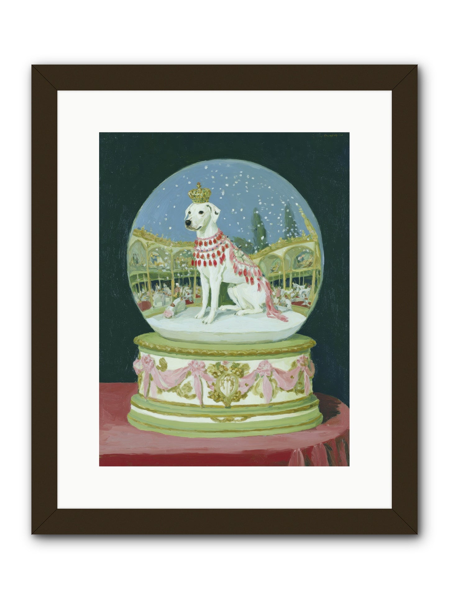 Where Merriment Lives -- Framed Print - Black 12x16