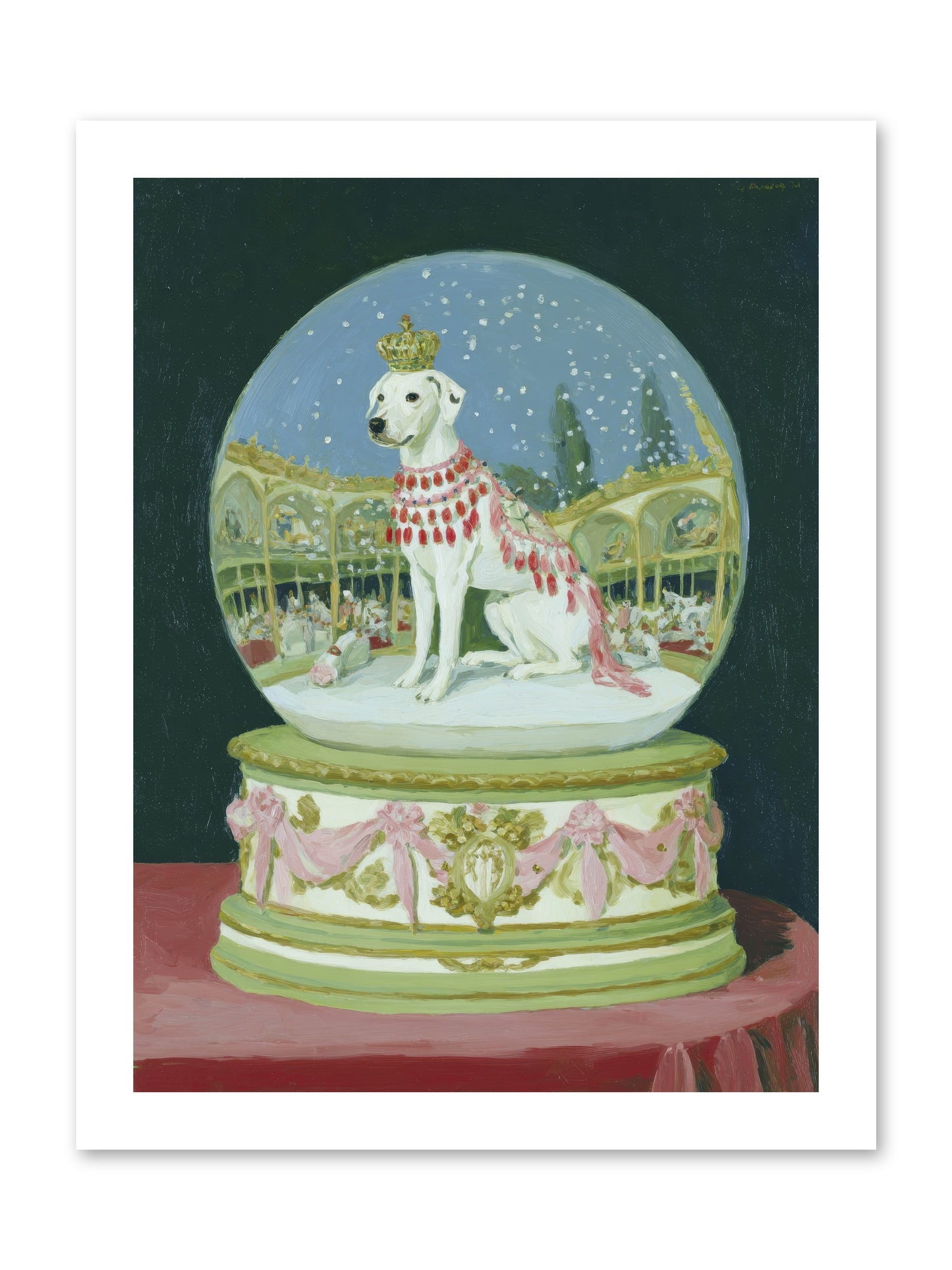 Where Merriment Lives -- Paper Print 12x16