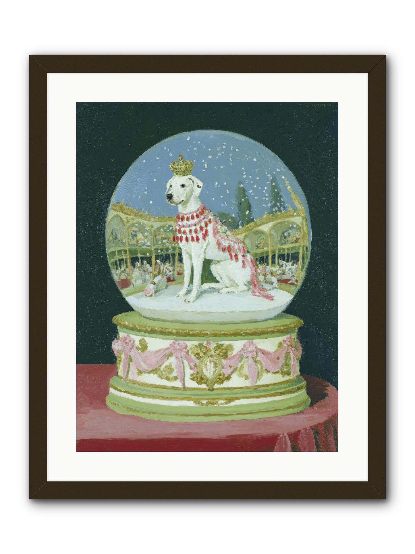 Where Merriment Lives -- Framed Print - Black 18x24