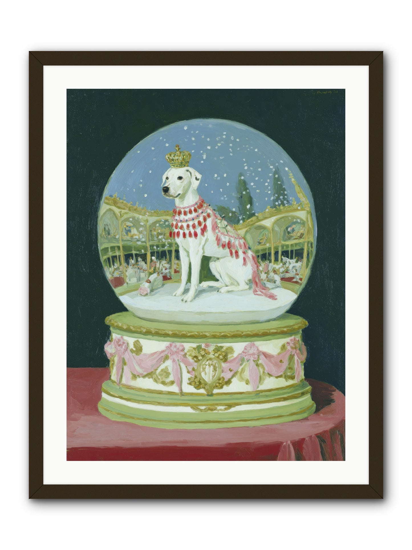 Where Merriment Lives -- Framed Print - Black 24x32