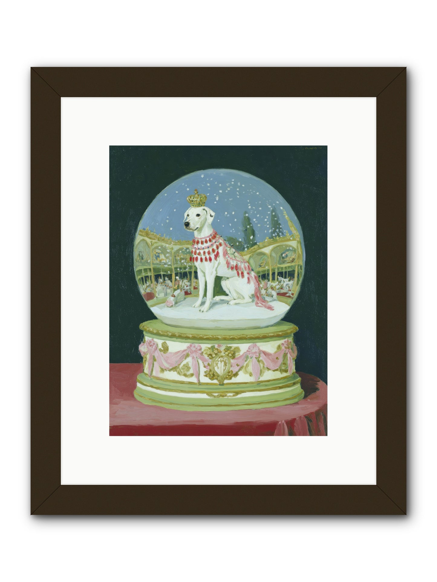 Where Merriment Lives -- Framed Print - Black 9x12