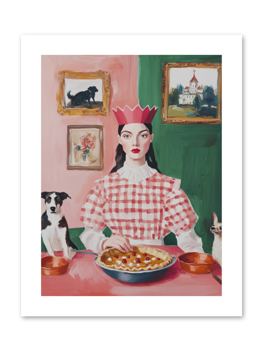 Where Pie Becomes Poetry -- Paper Print 9x12